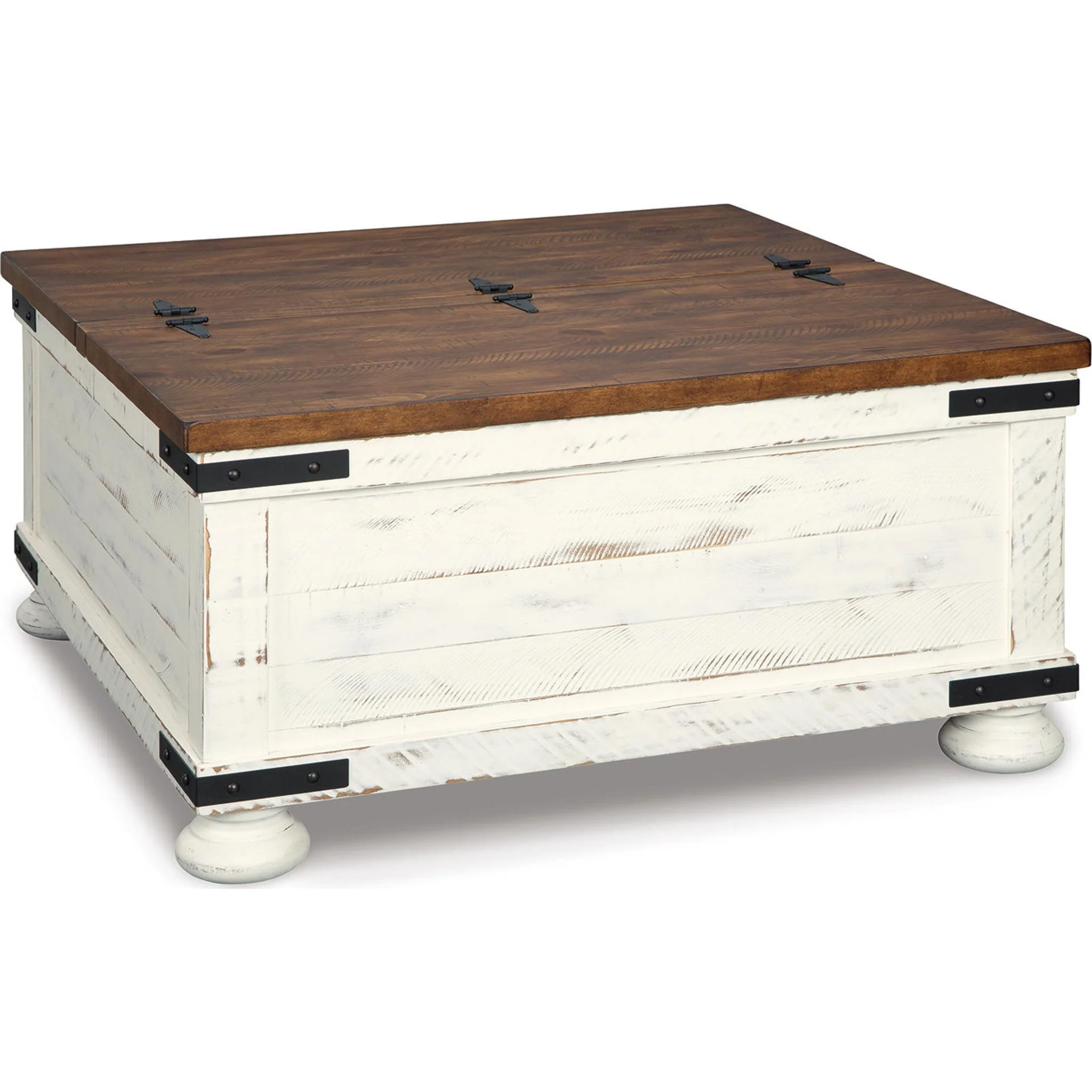 Turnbridge Wells Coffee Table - White/Brown - Image 17