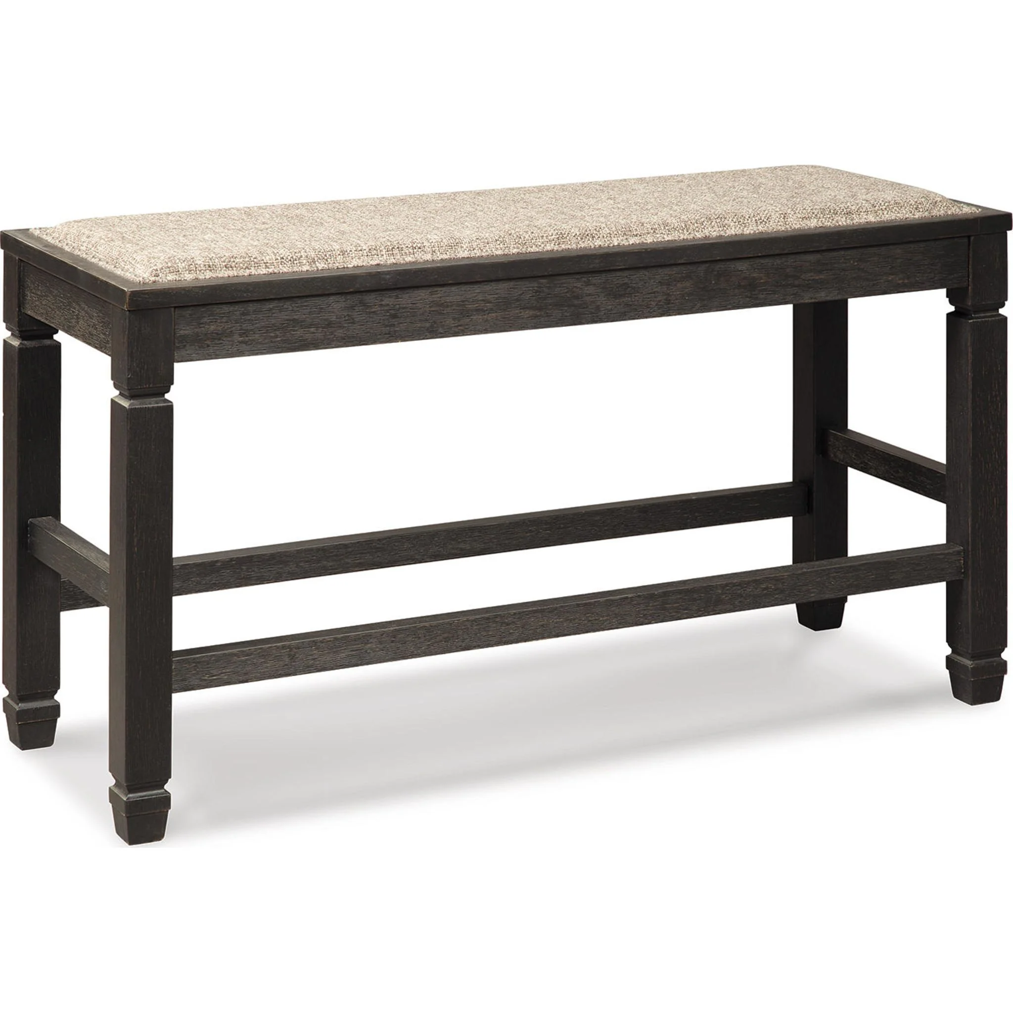 Tyler Creek Counter Height Bench - Antique Black - (D736-09)