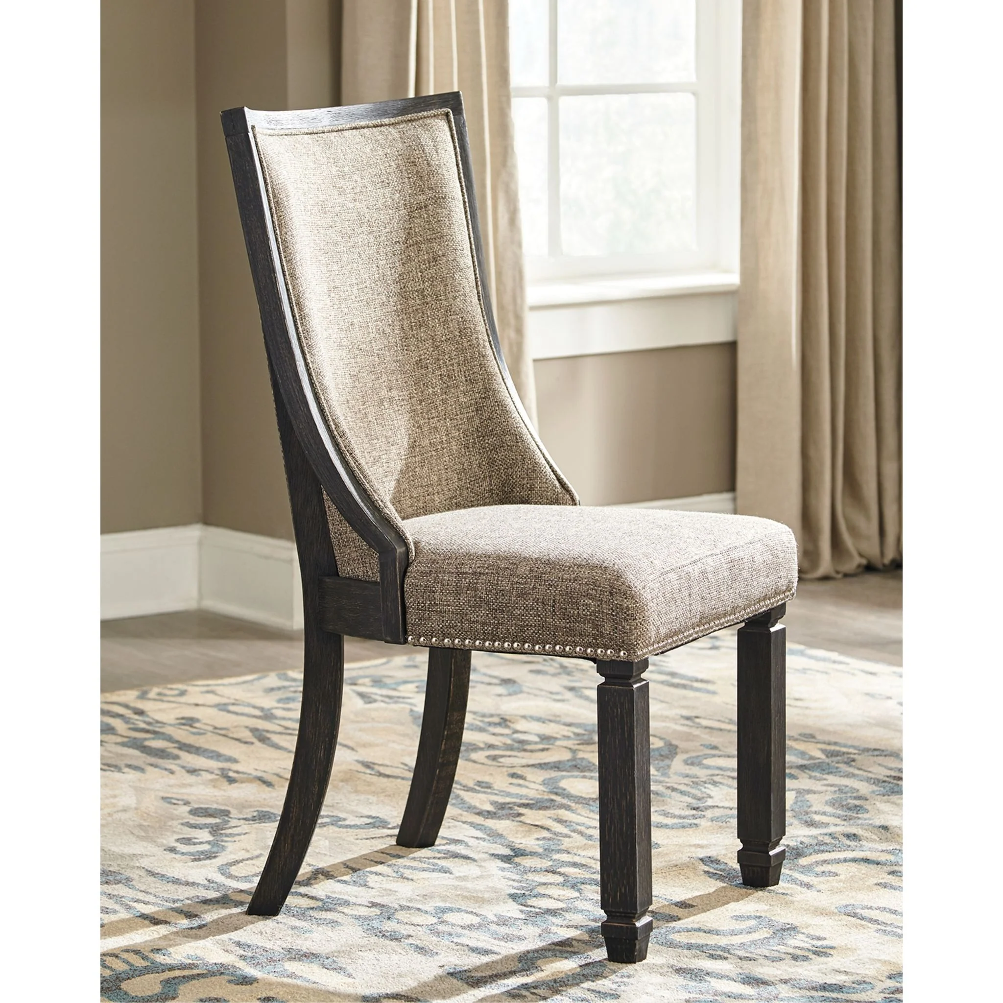 Tyler Creek Side Chair - Black/Grey - (D736-02) - Image 2