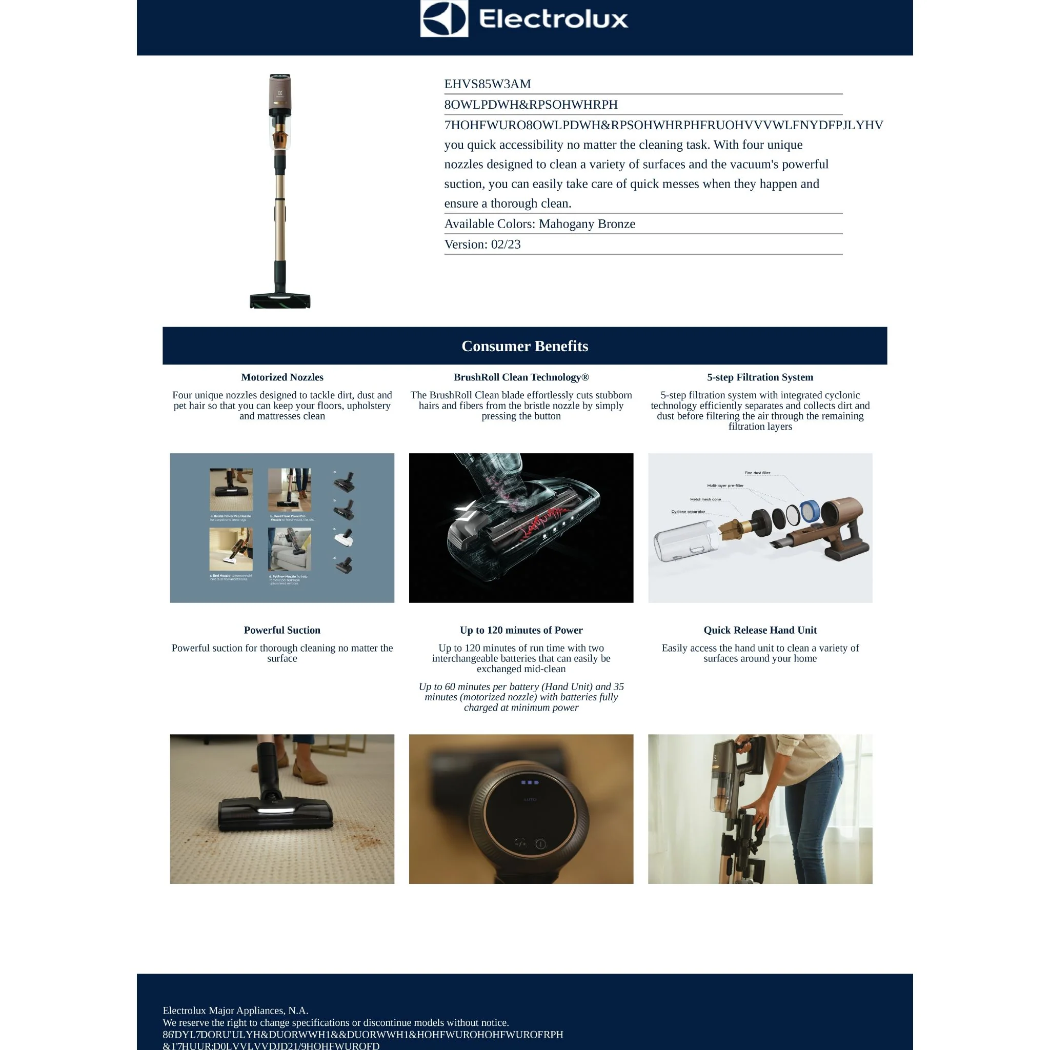 Electrolux Ultimate800 Complete Home Vacuum (EHVS85W3AM) - Image 13