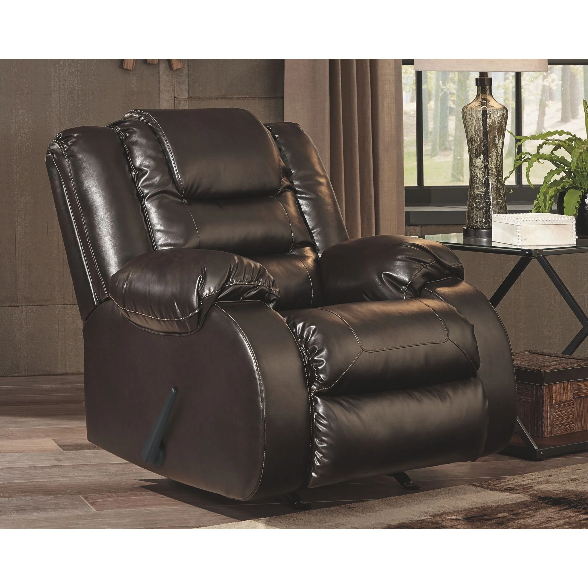 Vacherie Rocker Recliner - Chocolate - Image 2