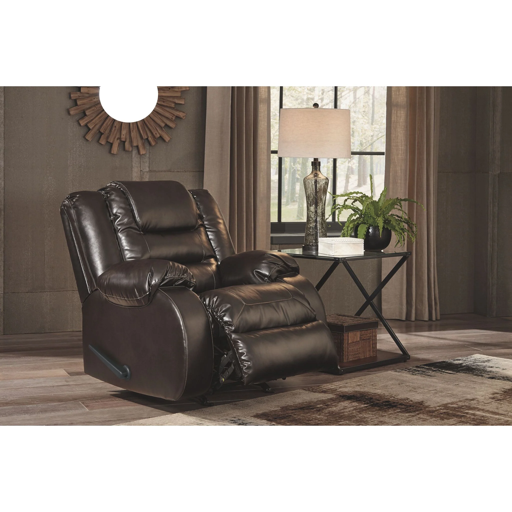 Vacherie Rocker Recliner - Chocolate - Image 5