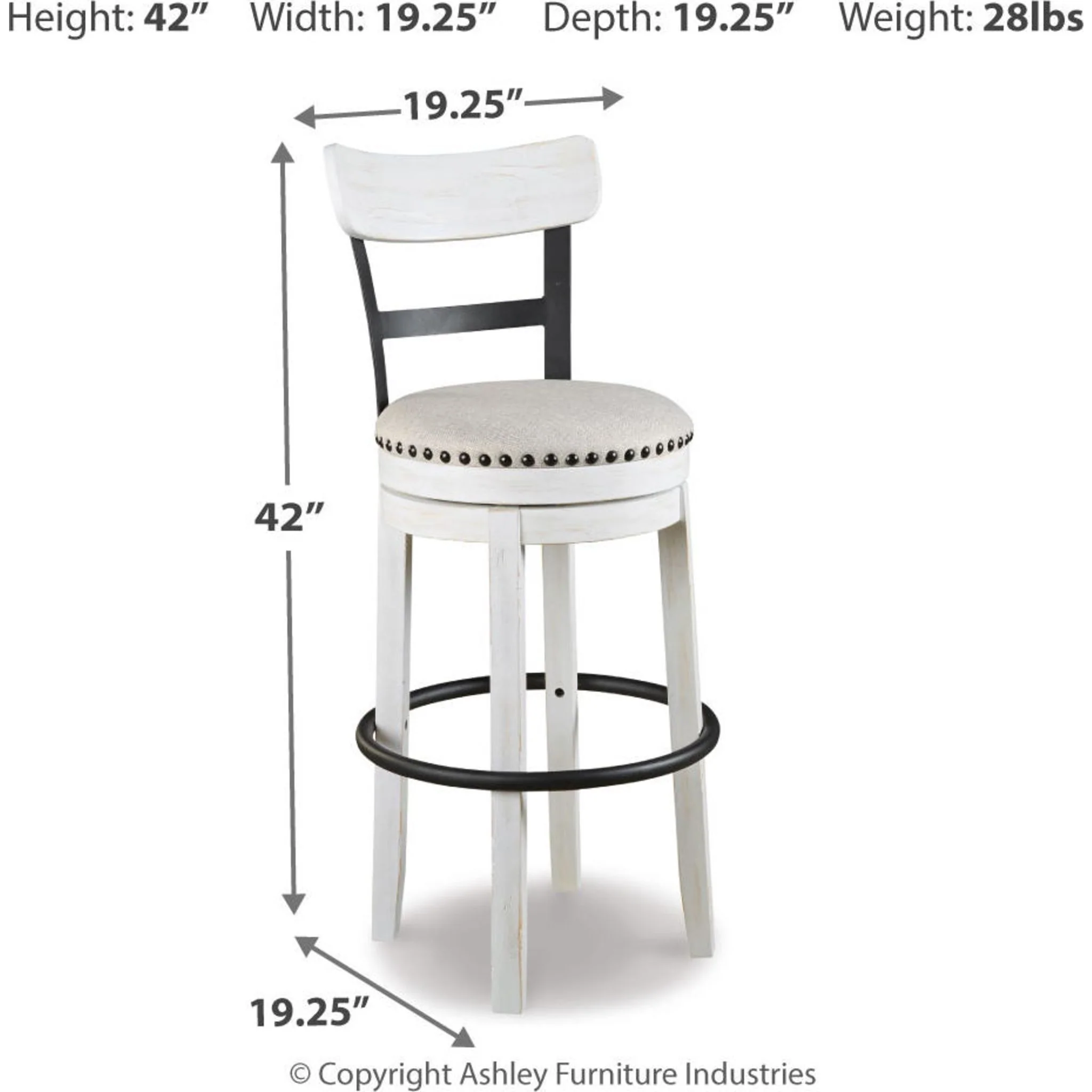 Valebeck Bar Height Stool - Image 14