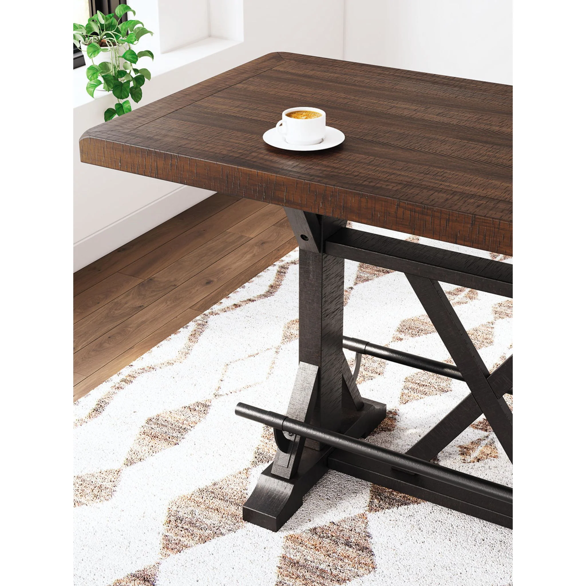 Valebeck Counter Height Table - Black/Brown - (D546-33) - Image 10