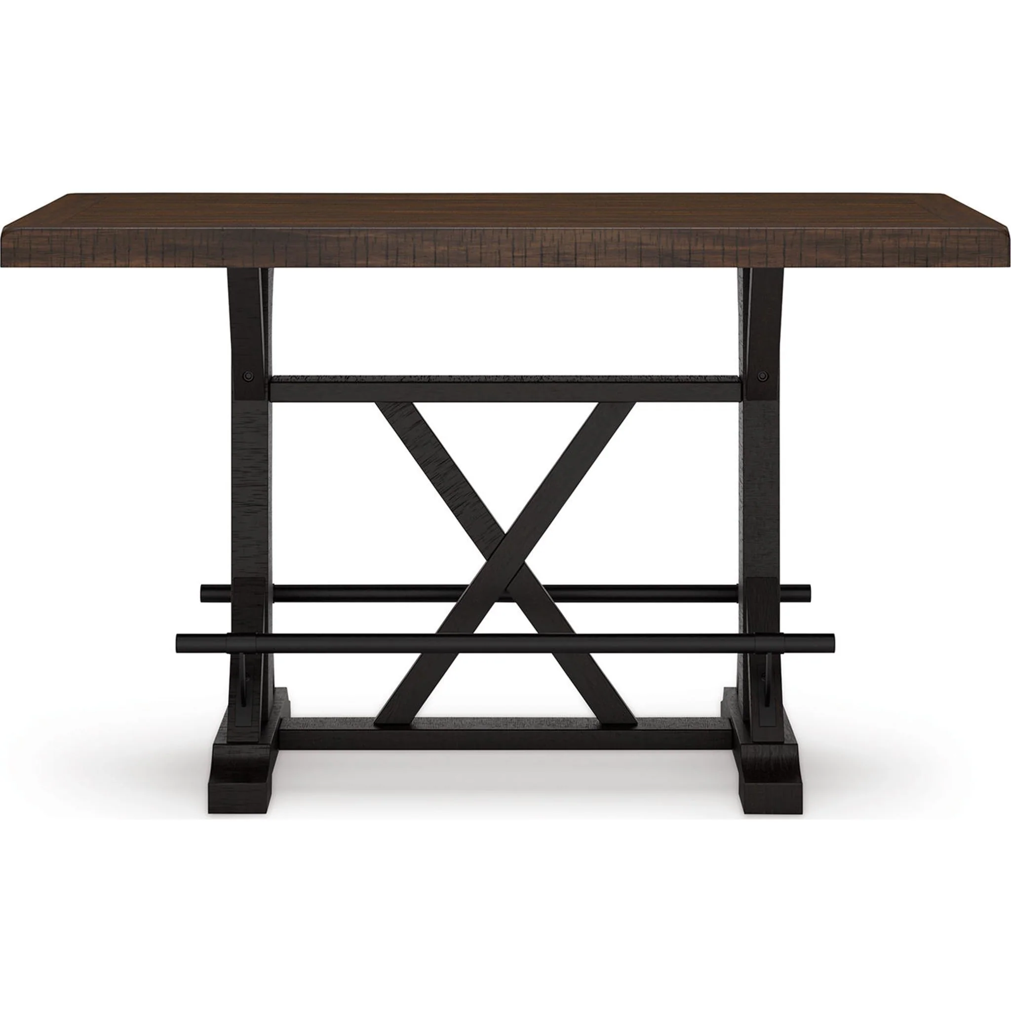 Valebeck Counter Height Table - Black/Brown - (D546-33) - Image 4