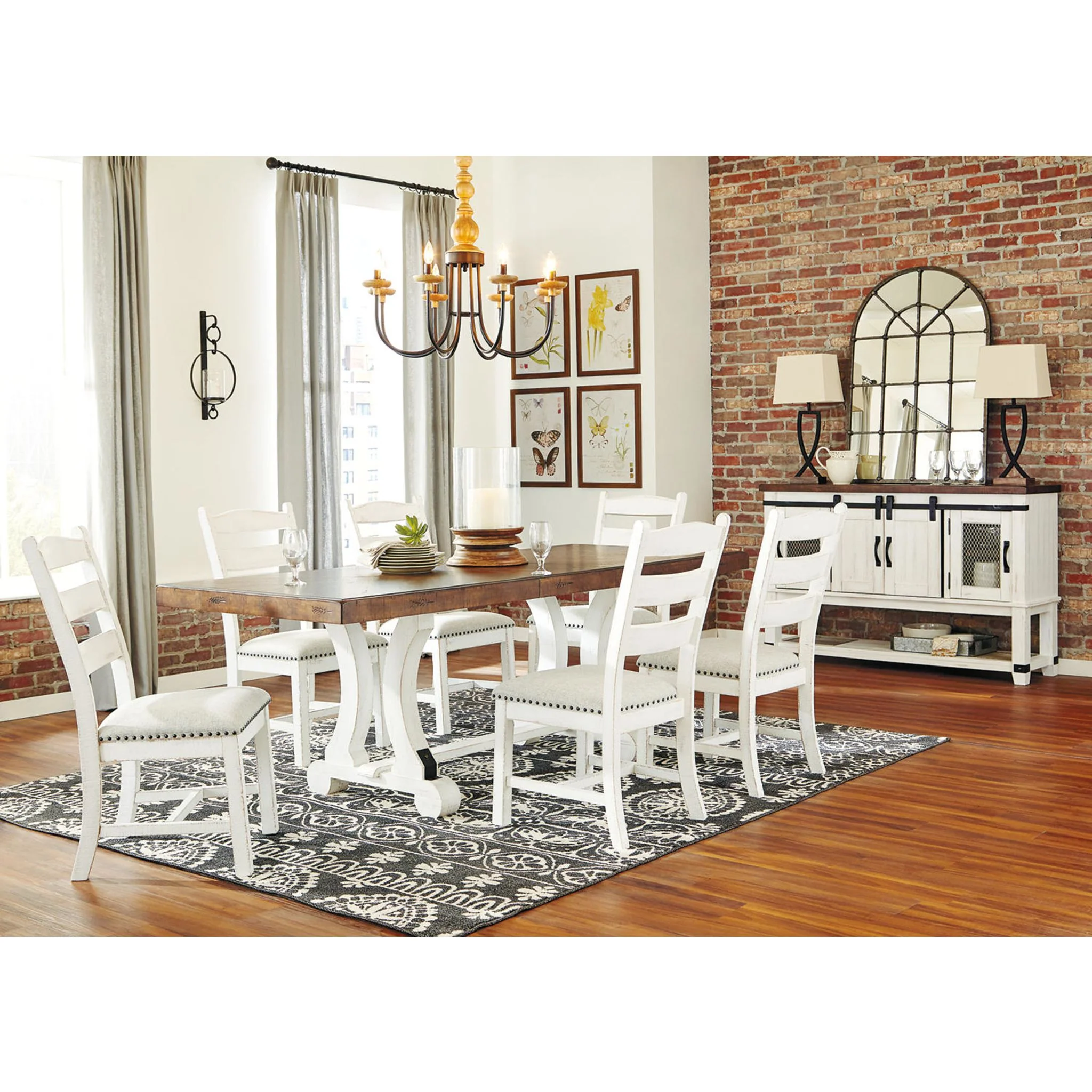 Valebeck Dining Extension Table - White/Brown - (D546-35) - Image 15