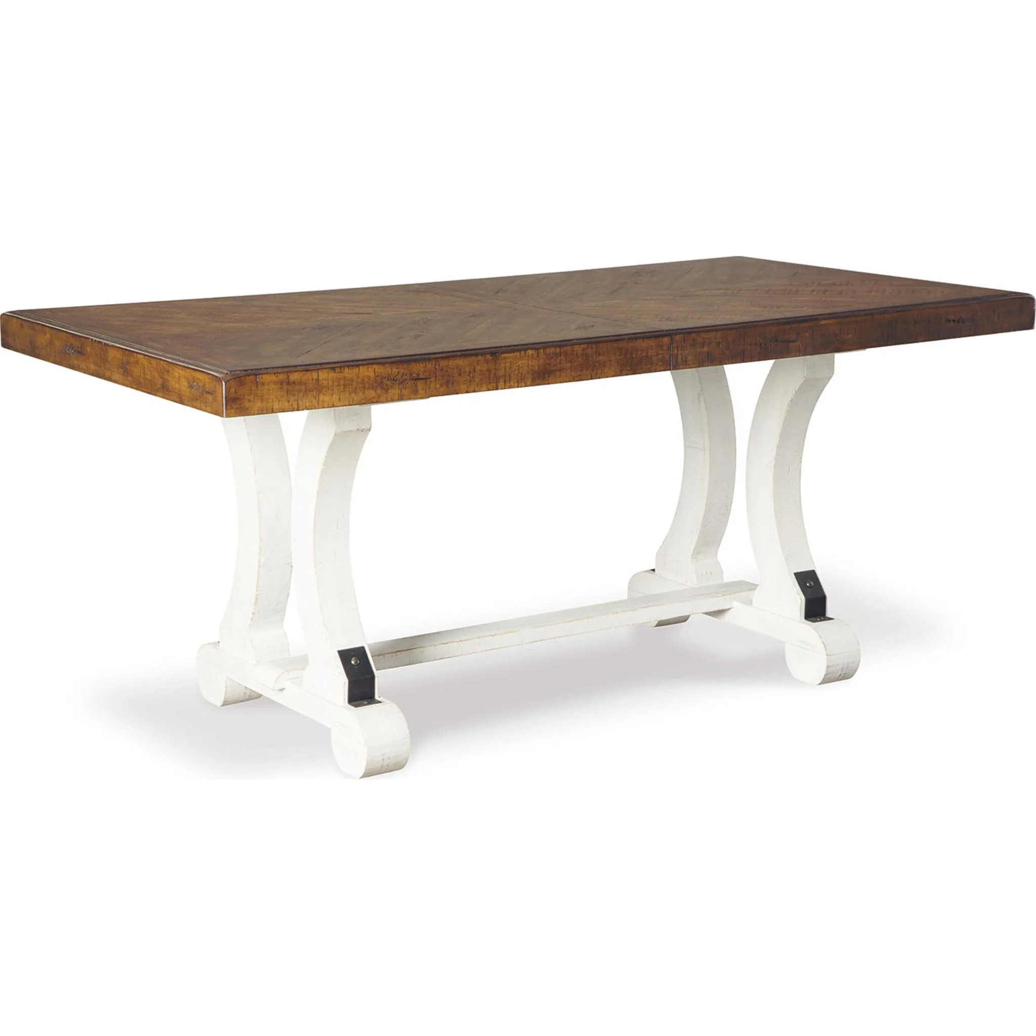 Valebeck Dining Extension Table - White/Brown - (D546-35) - Image 24