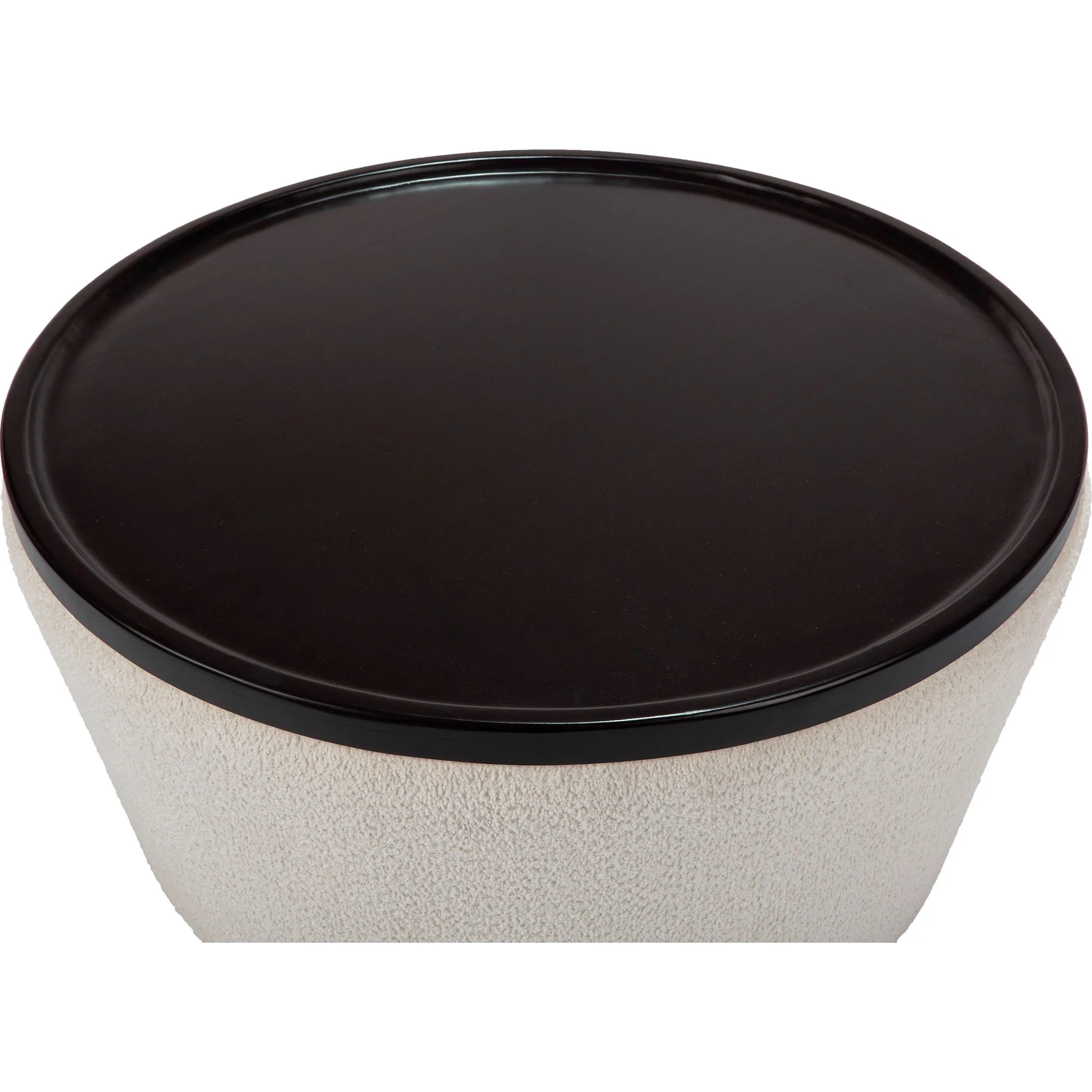 Valentina Swivel Cocktail Table - Popcorn Ivory - Image 2