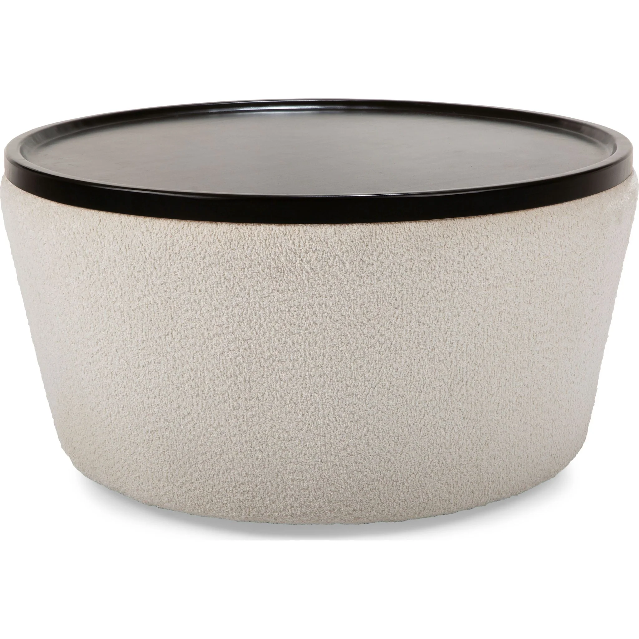 Valentina Swivel Cocktail Table - Popcorn Ivory - Image 3
