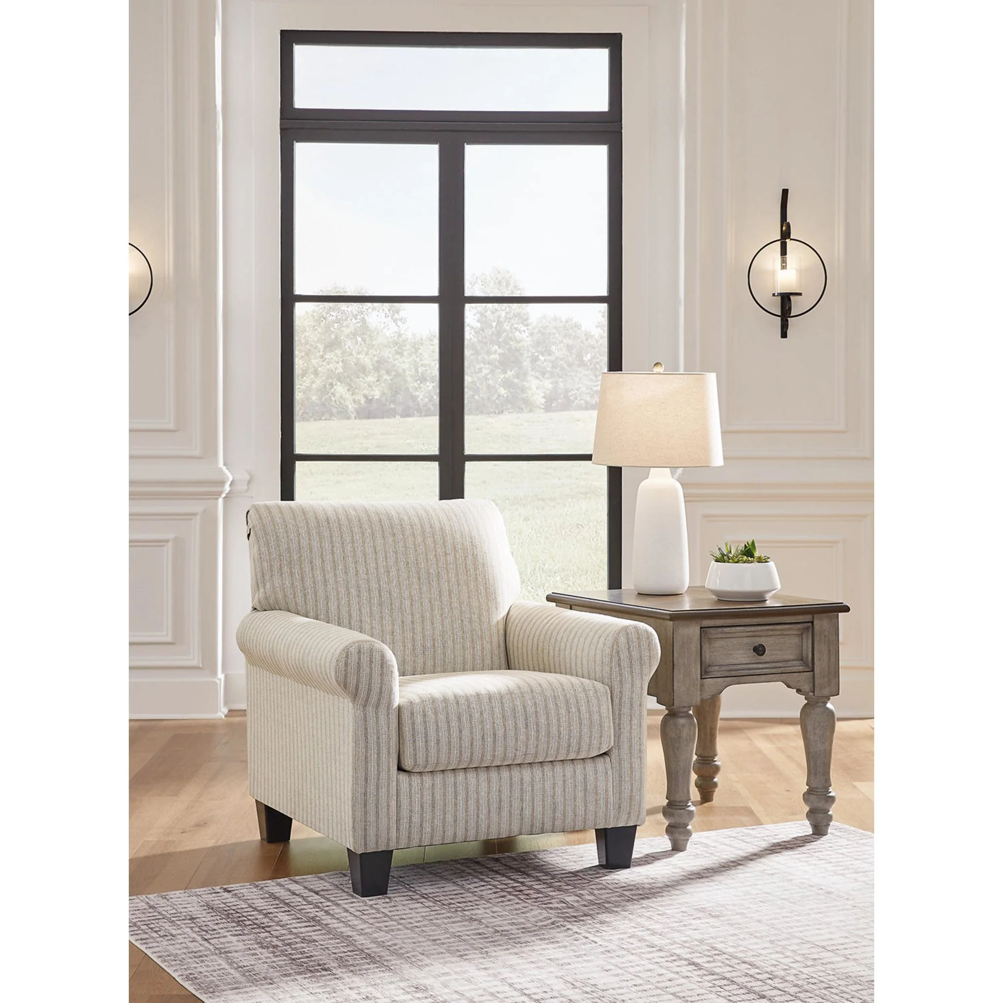 Valerani Accent Chair - Sandstone - Image 2