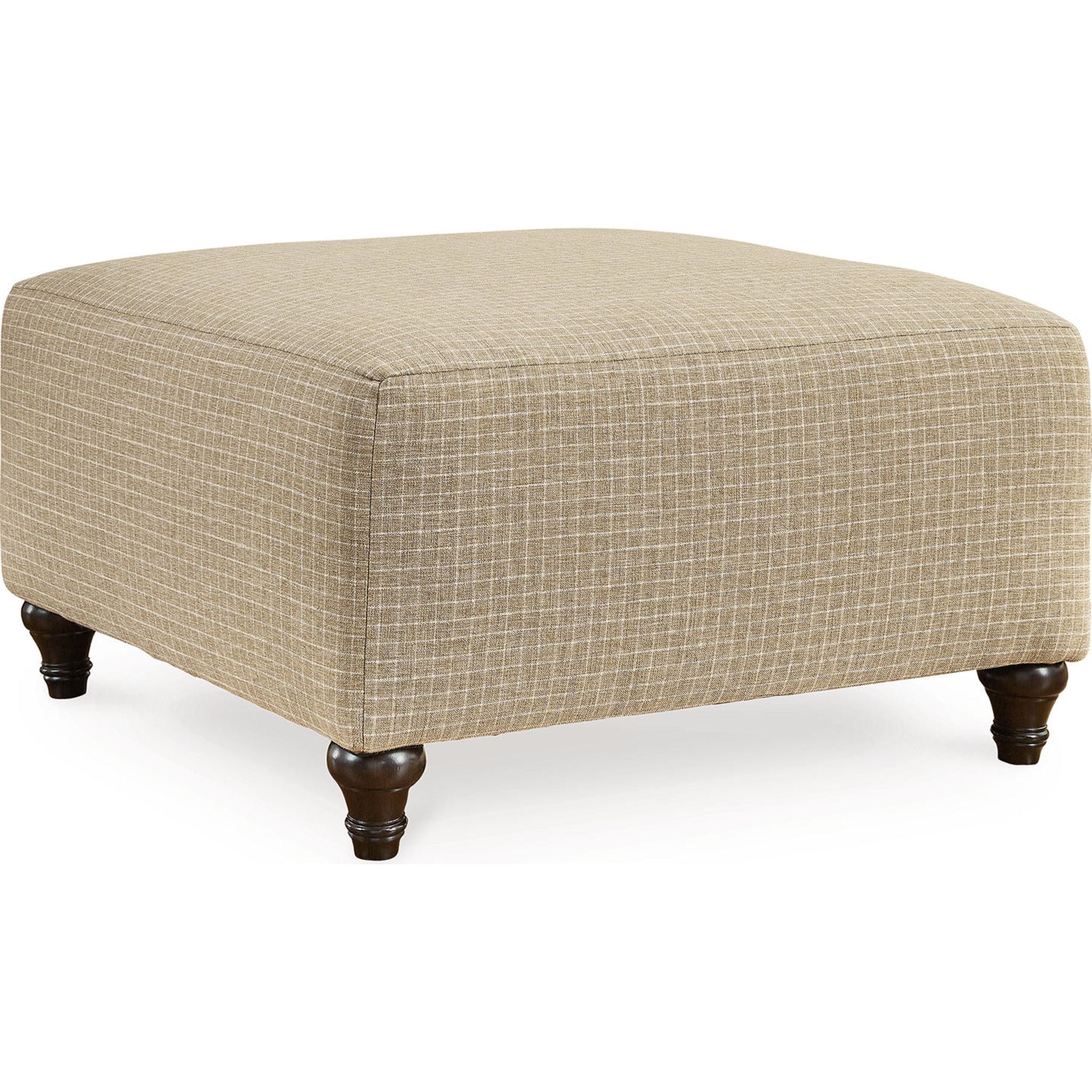 Valerani Oversized Accent Ottoman - Sandstone - Image 2