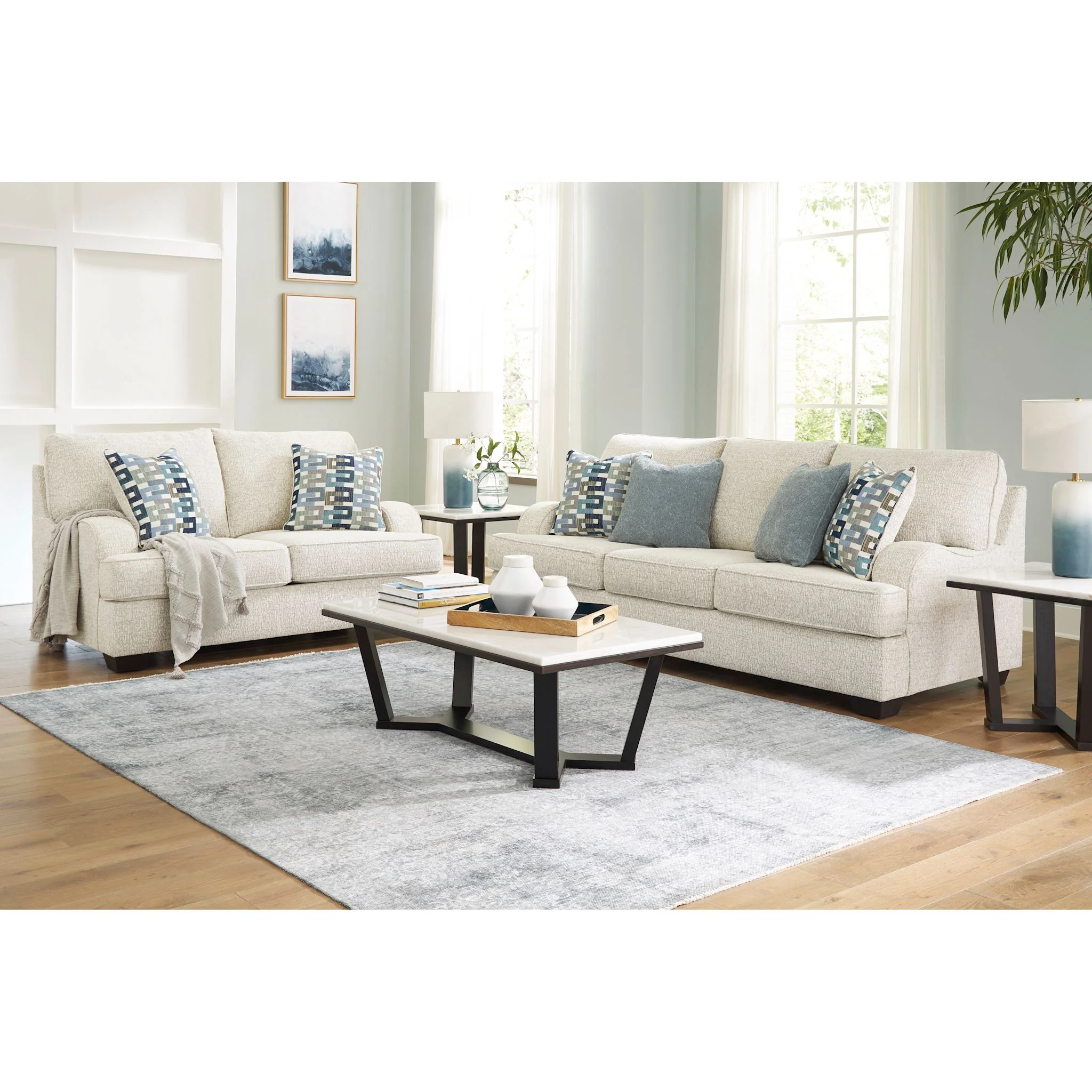 Valerano Sofa - Parchment - Image 4