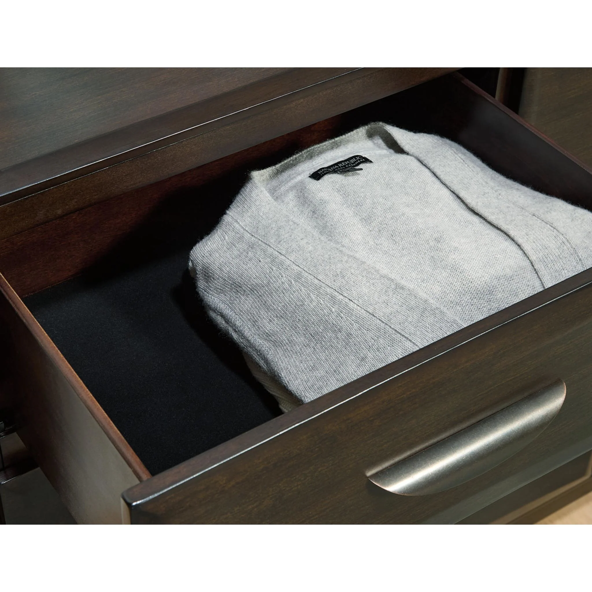Vanmore Dresser and Mirror - Dark Brown - Image 4