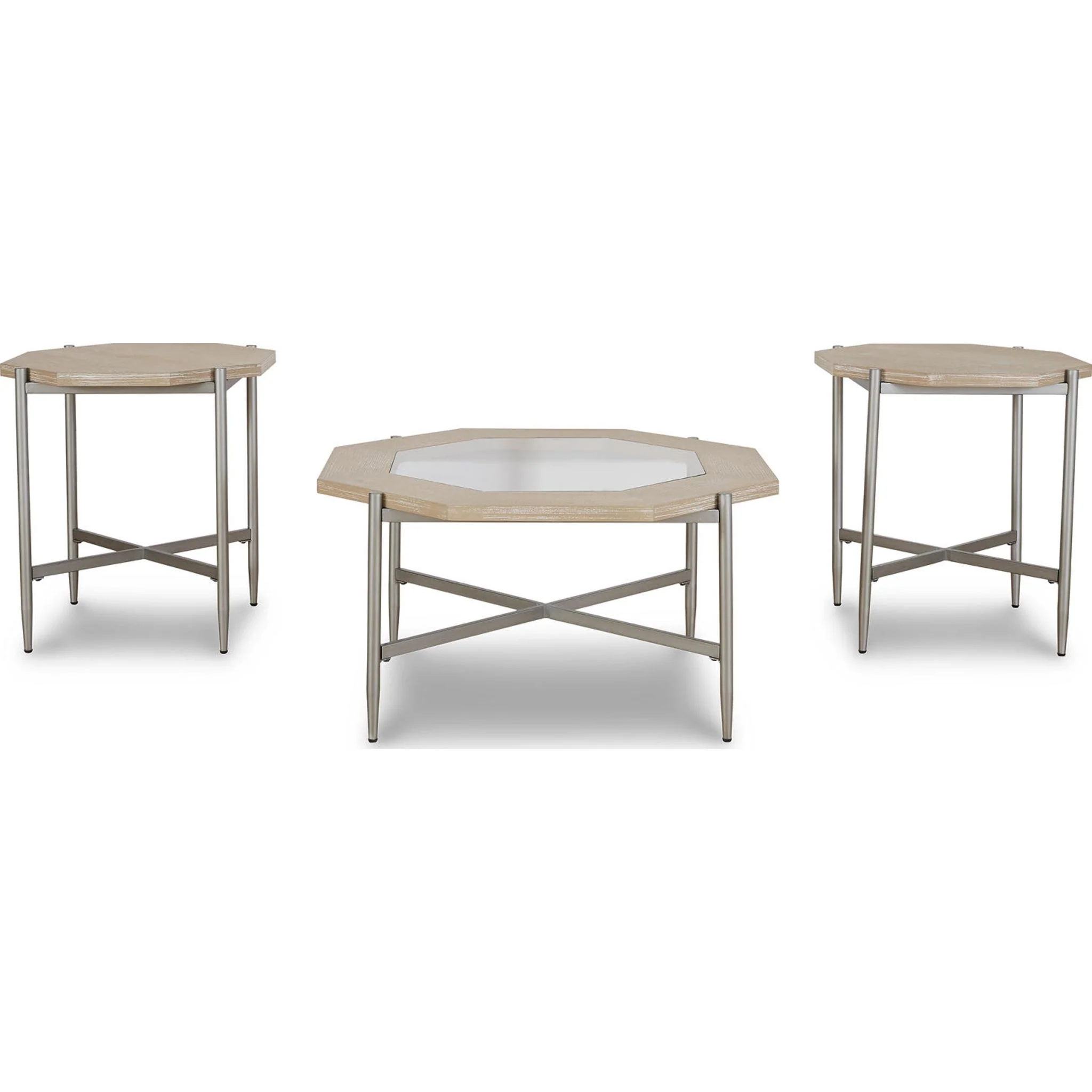 Varlowe 3 Pack Tables - Bisque - Image 5