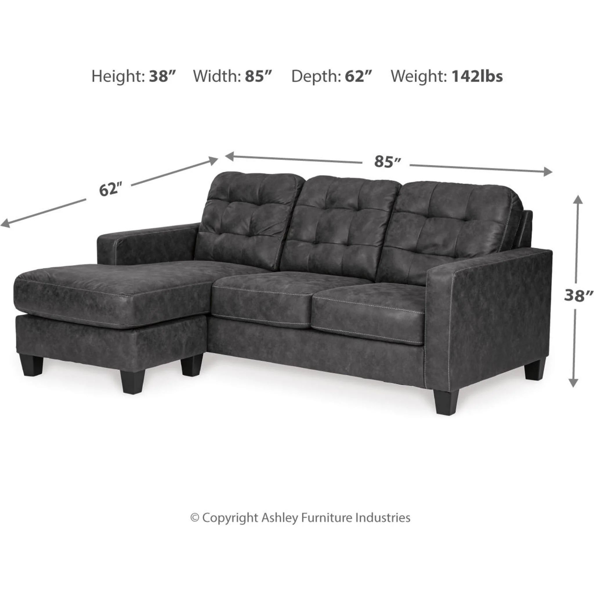 Venaldi Sofa Chaise - Image 11