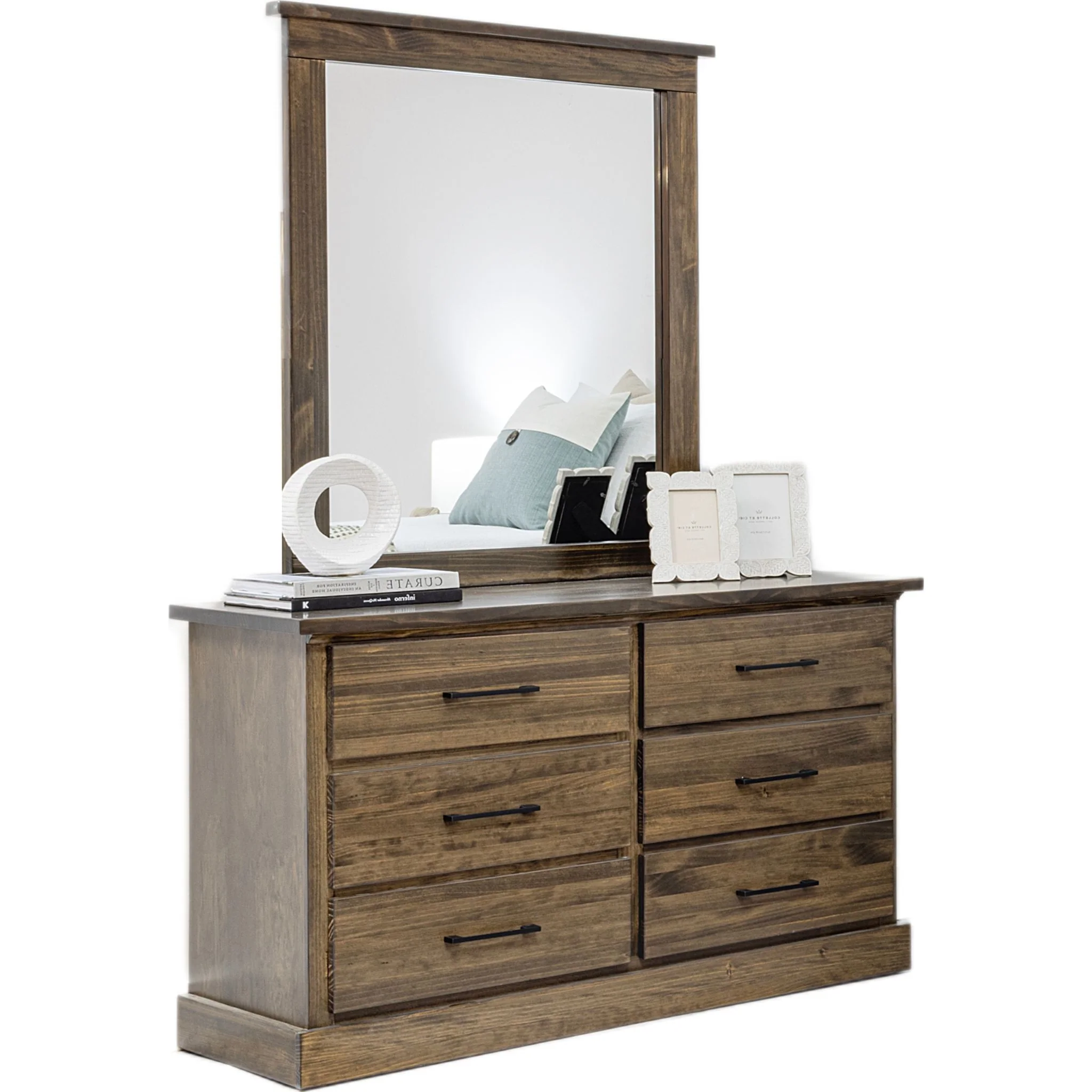 Vera 6 Piece Twin Left Storage Bedroom - Truffle - Image 3