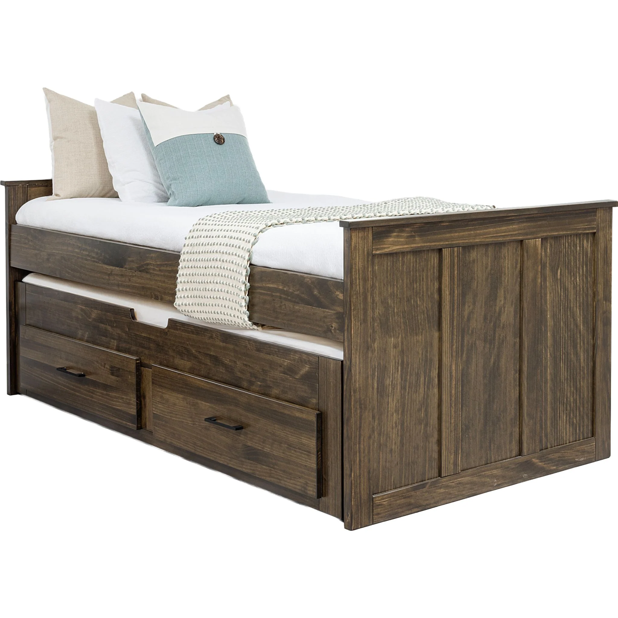 Vera Twin Trundle w/Drawers - Truffle