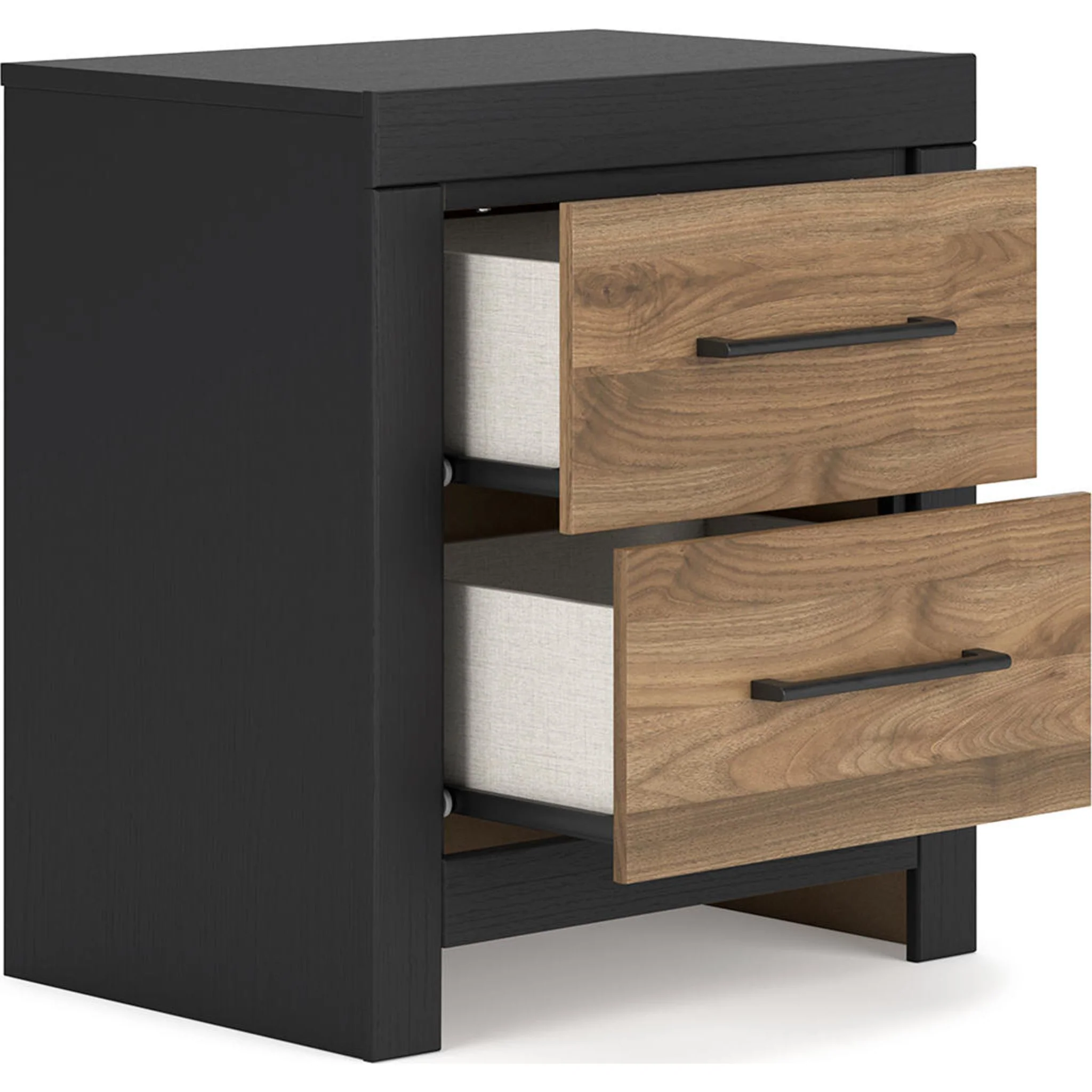 Vertani 6 Piece King Panel Bedroom - Black/Honey Brown - Image 5