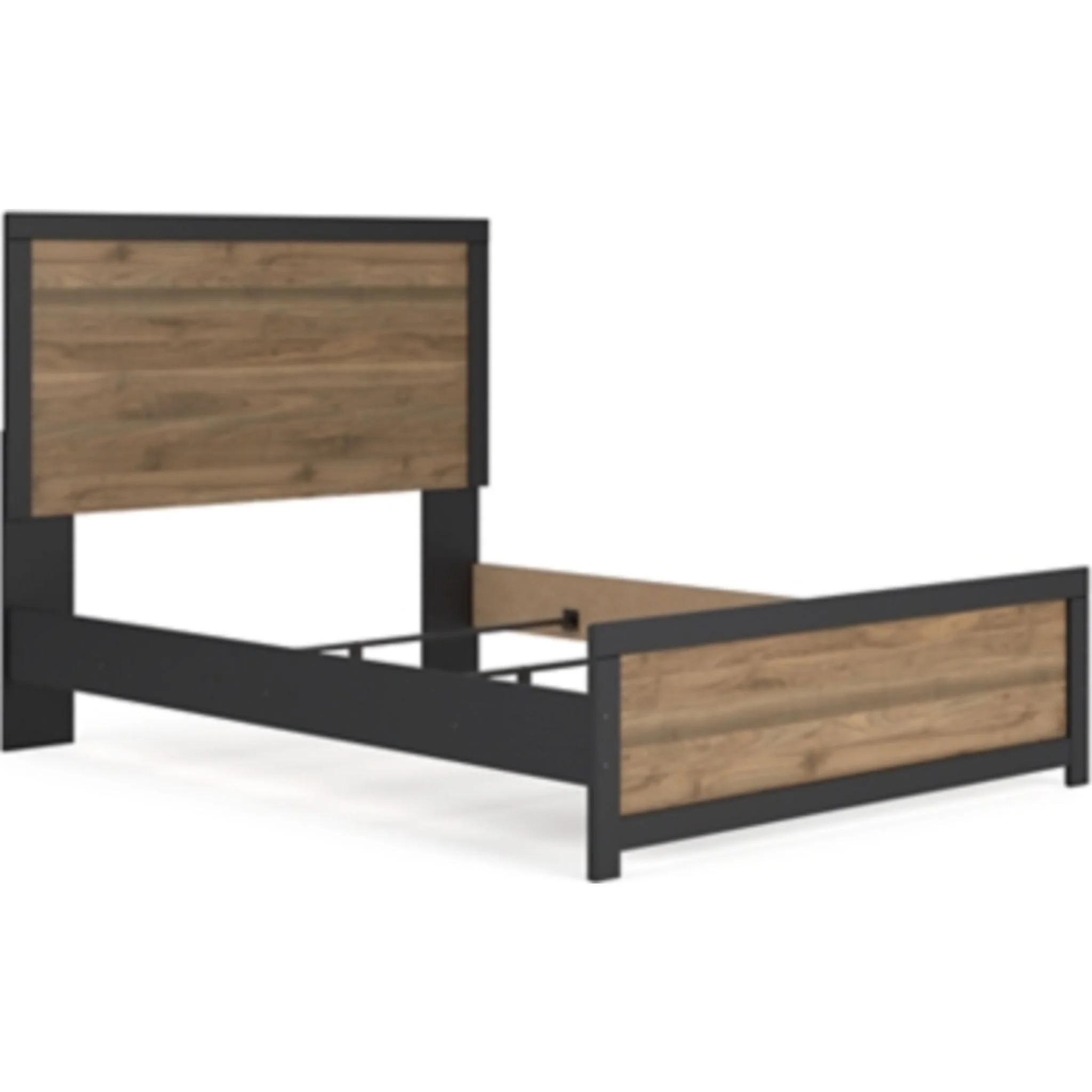 Vertani 6 Piece Panel Bedroom - Black/Honey Brown - Image 2