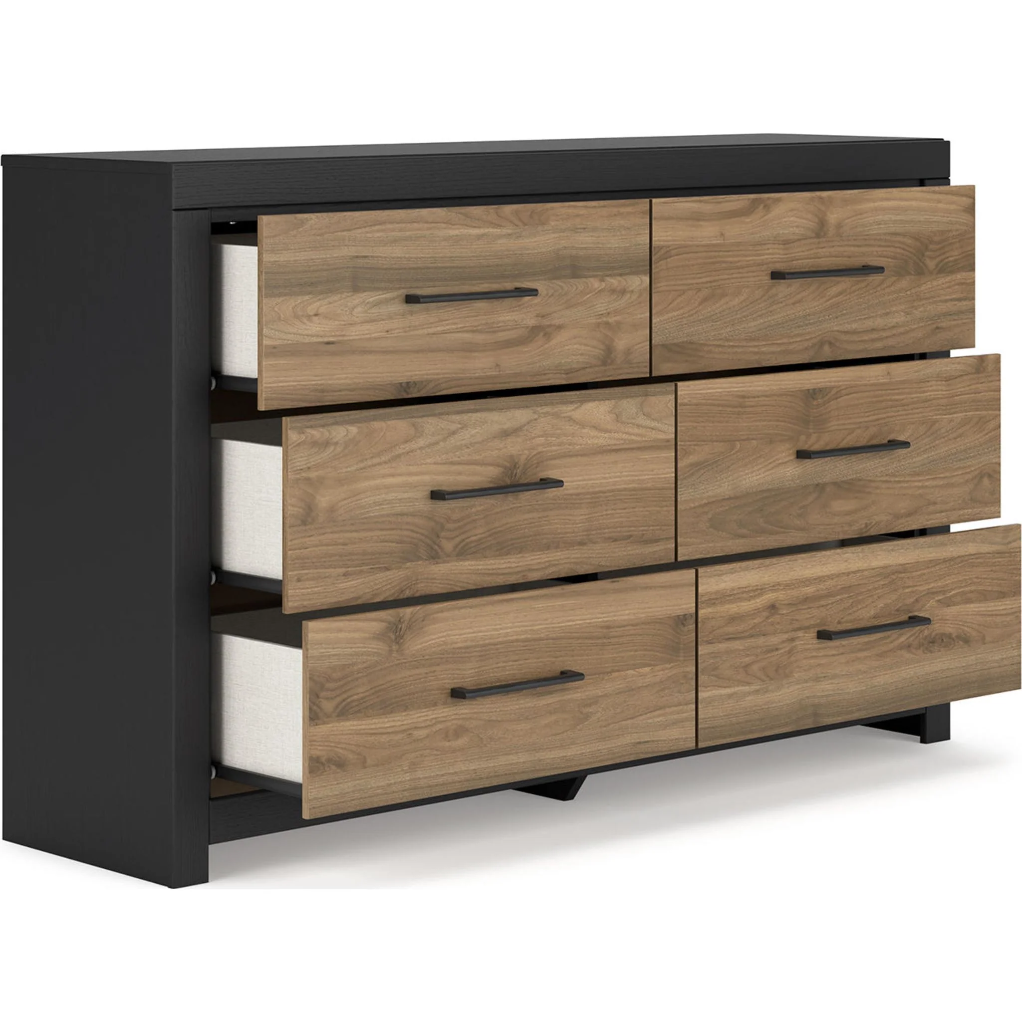 Vertani Dresser - Black/Honey Brown - Image 5