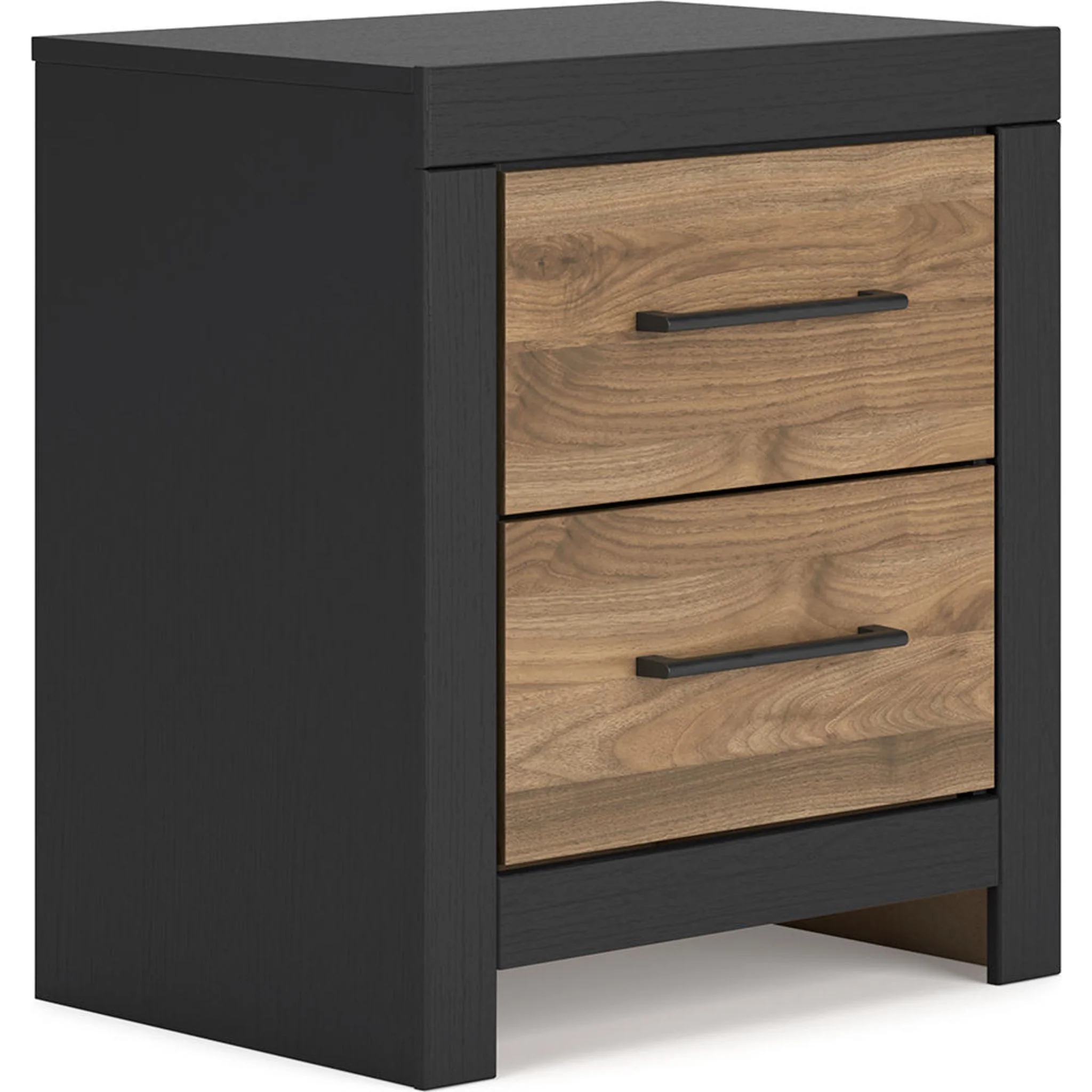 Vertani Nightstand - Black/Honey Brown - Image 2