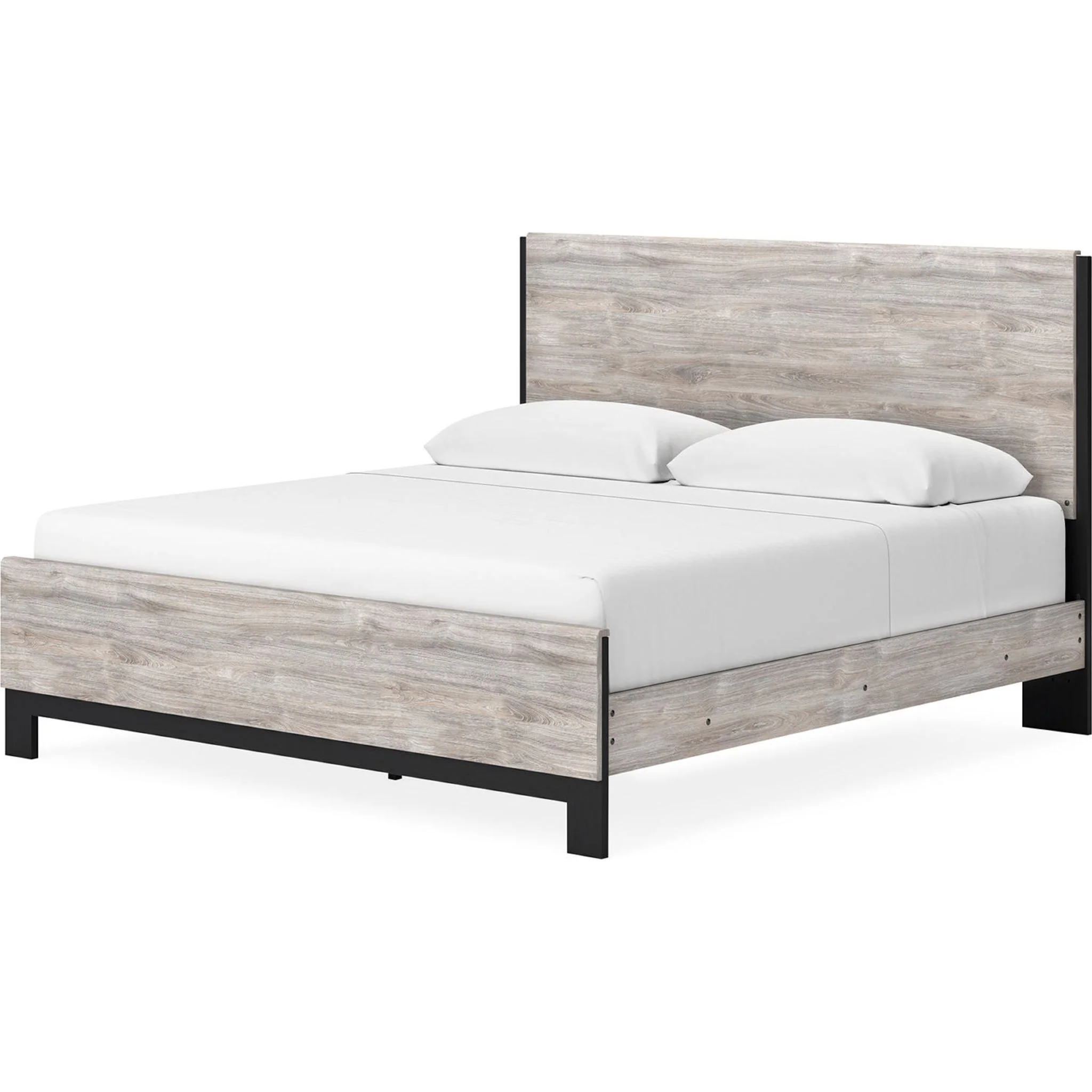 Vessalli 6 Piece King Panel Bedroom - Gray - Image 13