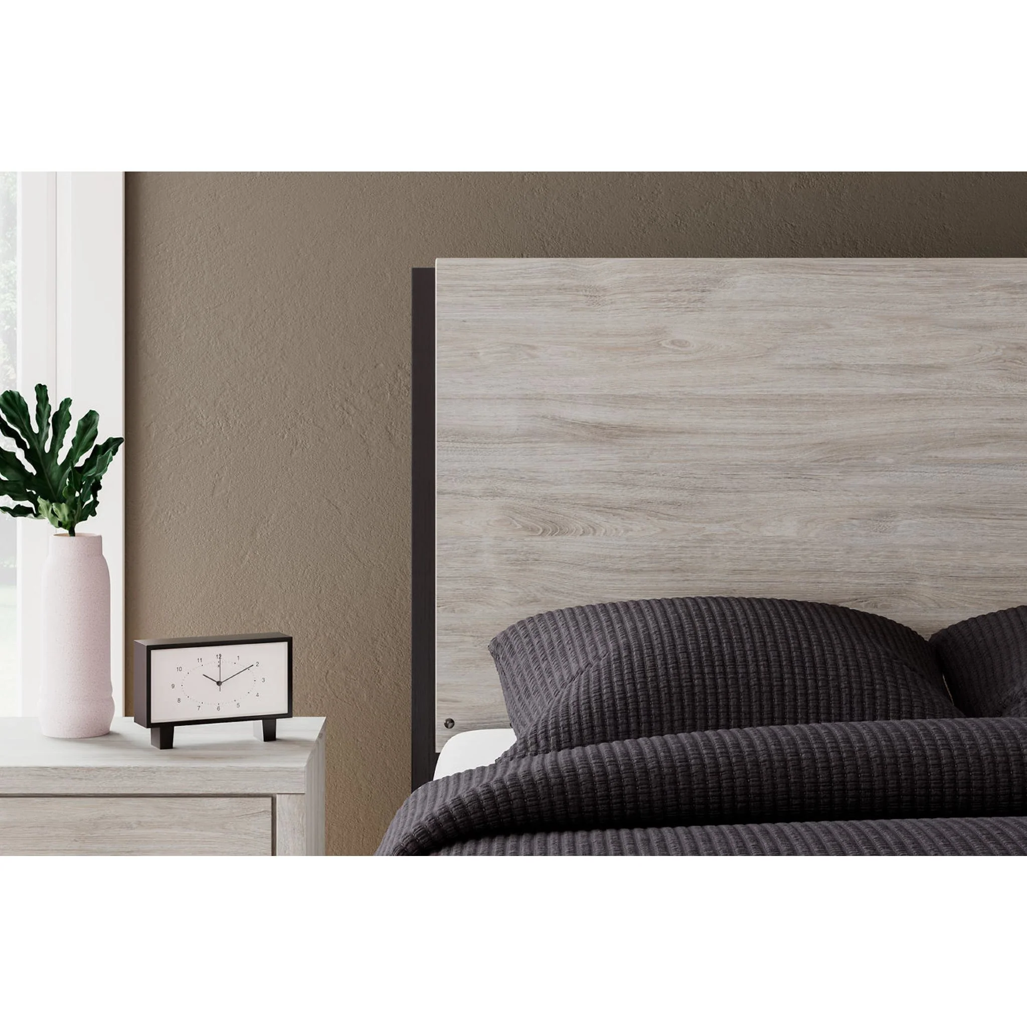 Vessalli 6 Piece Panel Bedroom - Gray - Image 17