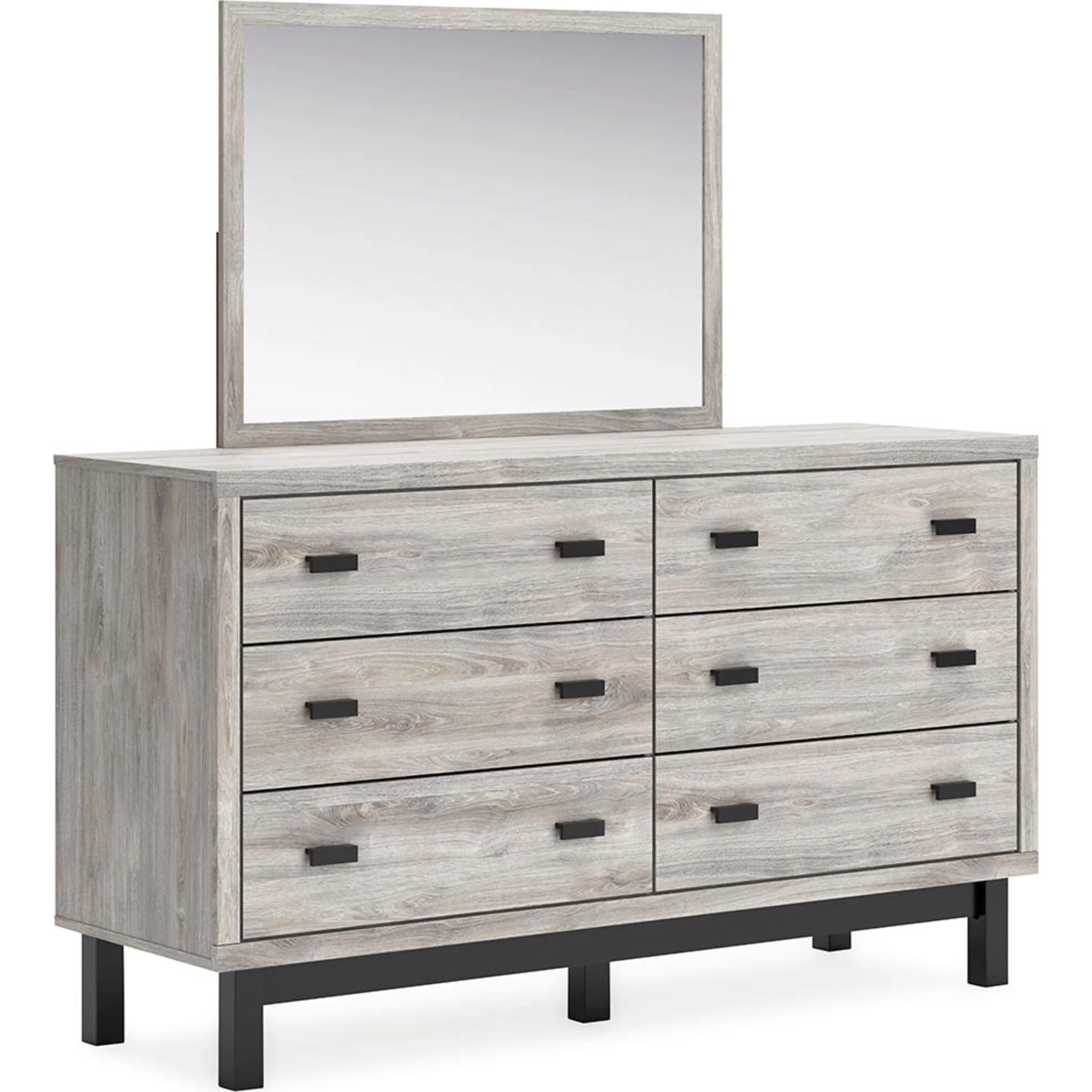 Vessalli 6 Piece Panel Bedroom - Gray - Image 4