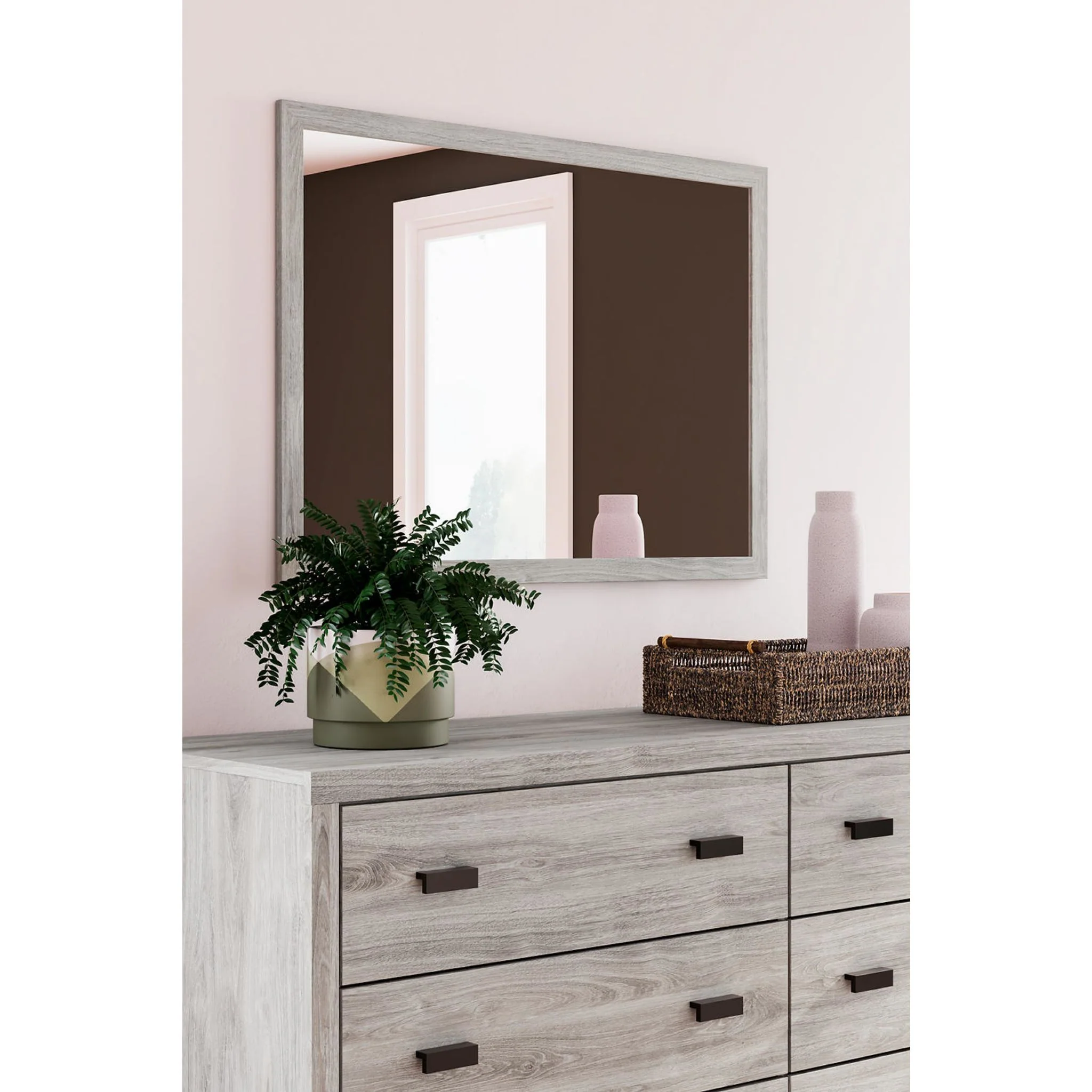 Vessalli 6 Piece Panel Bedroom - Gray - Image 6