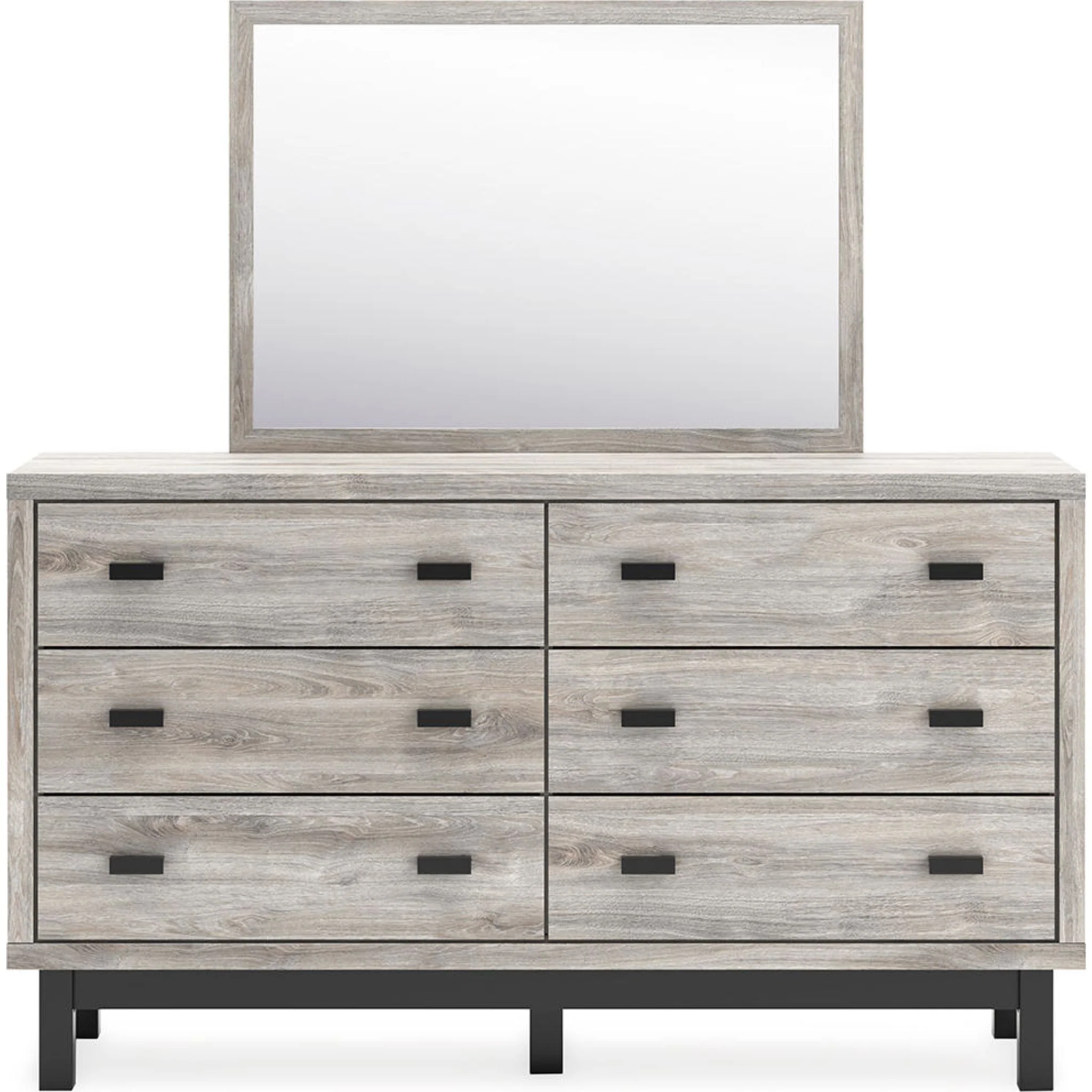 Vessalli 6 Piece Panel Bedroom - Gray - Image 7