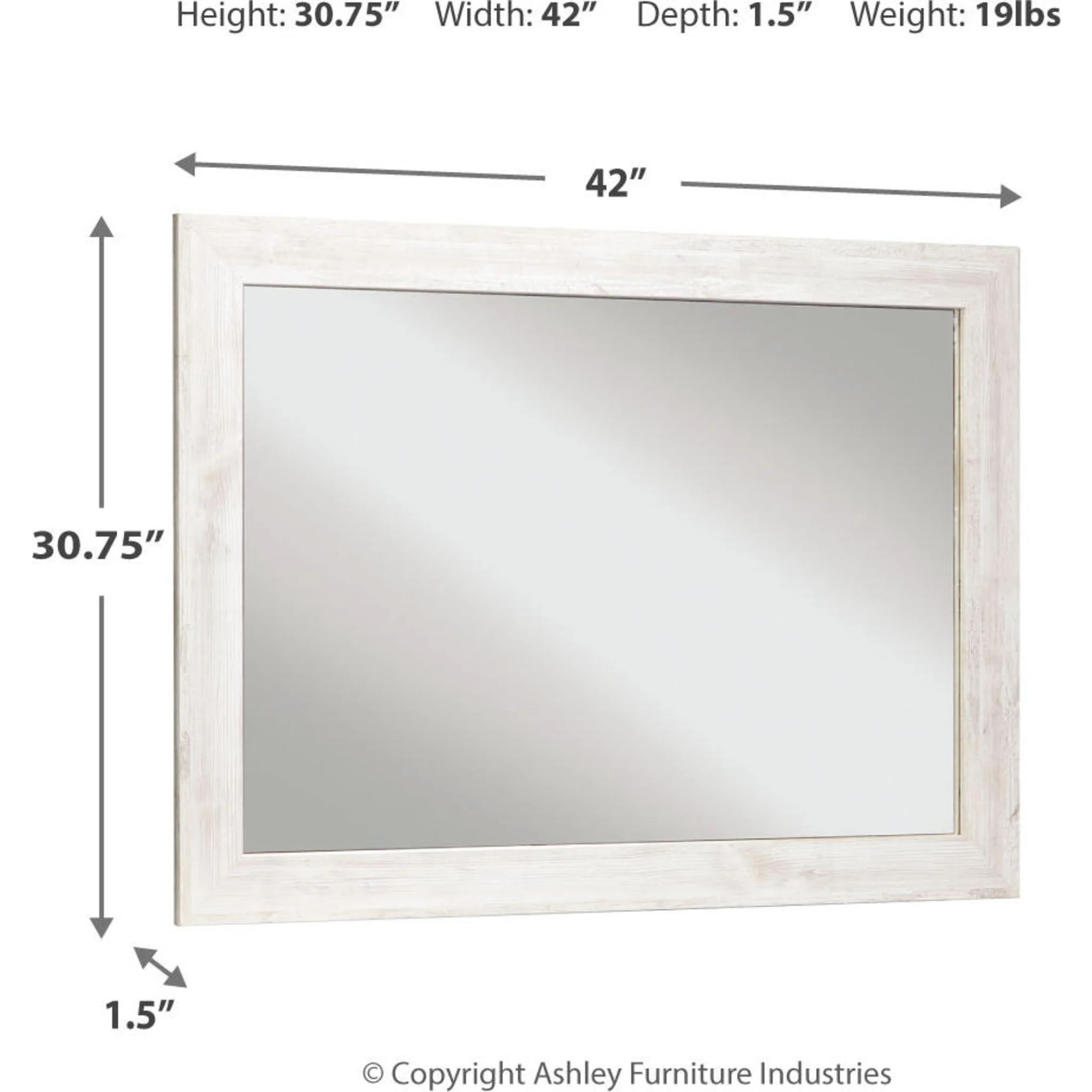 Vessalli Mirror - Gray - Image 4