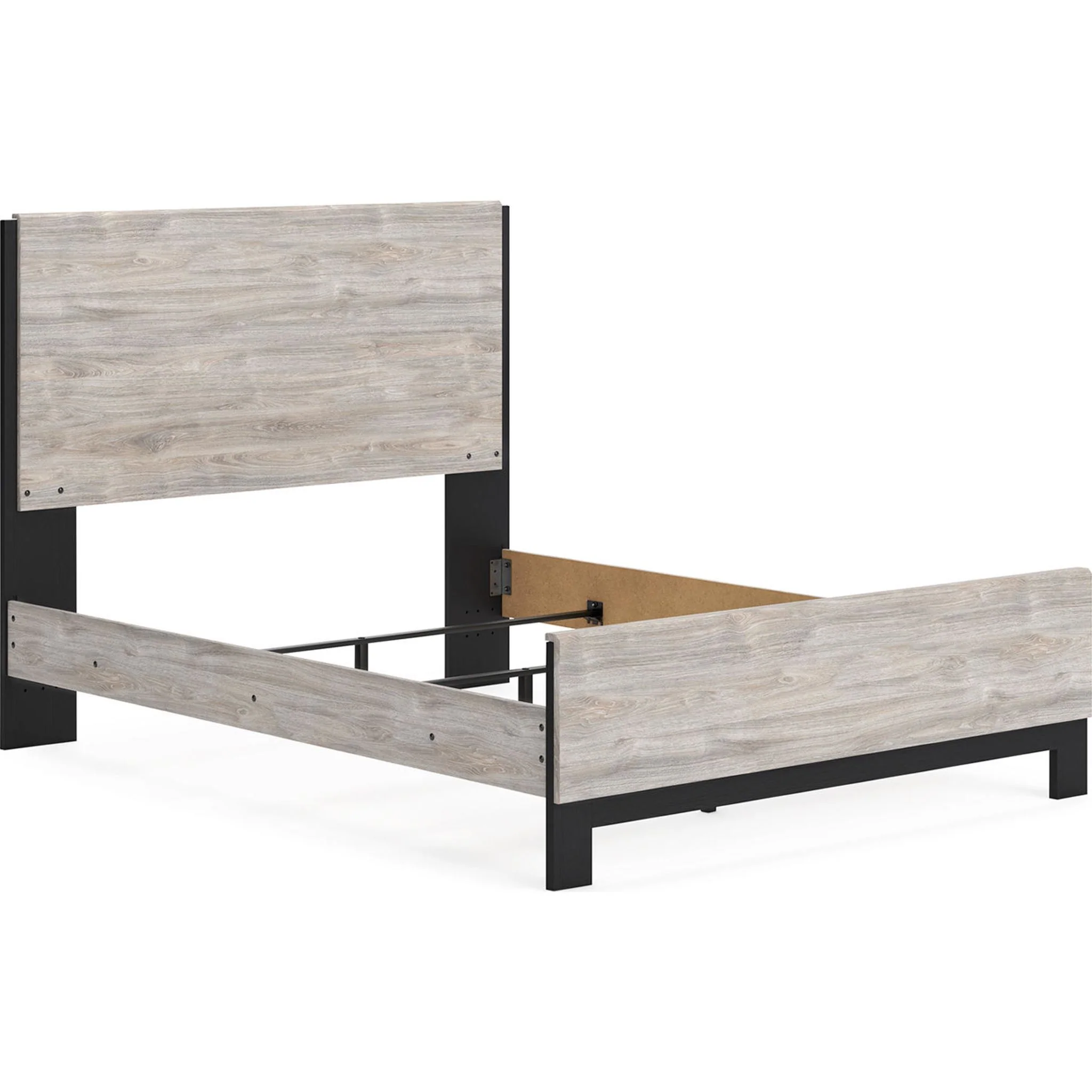 Vessalli Panel Bed - Gray - Image 3