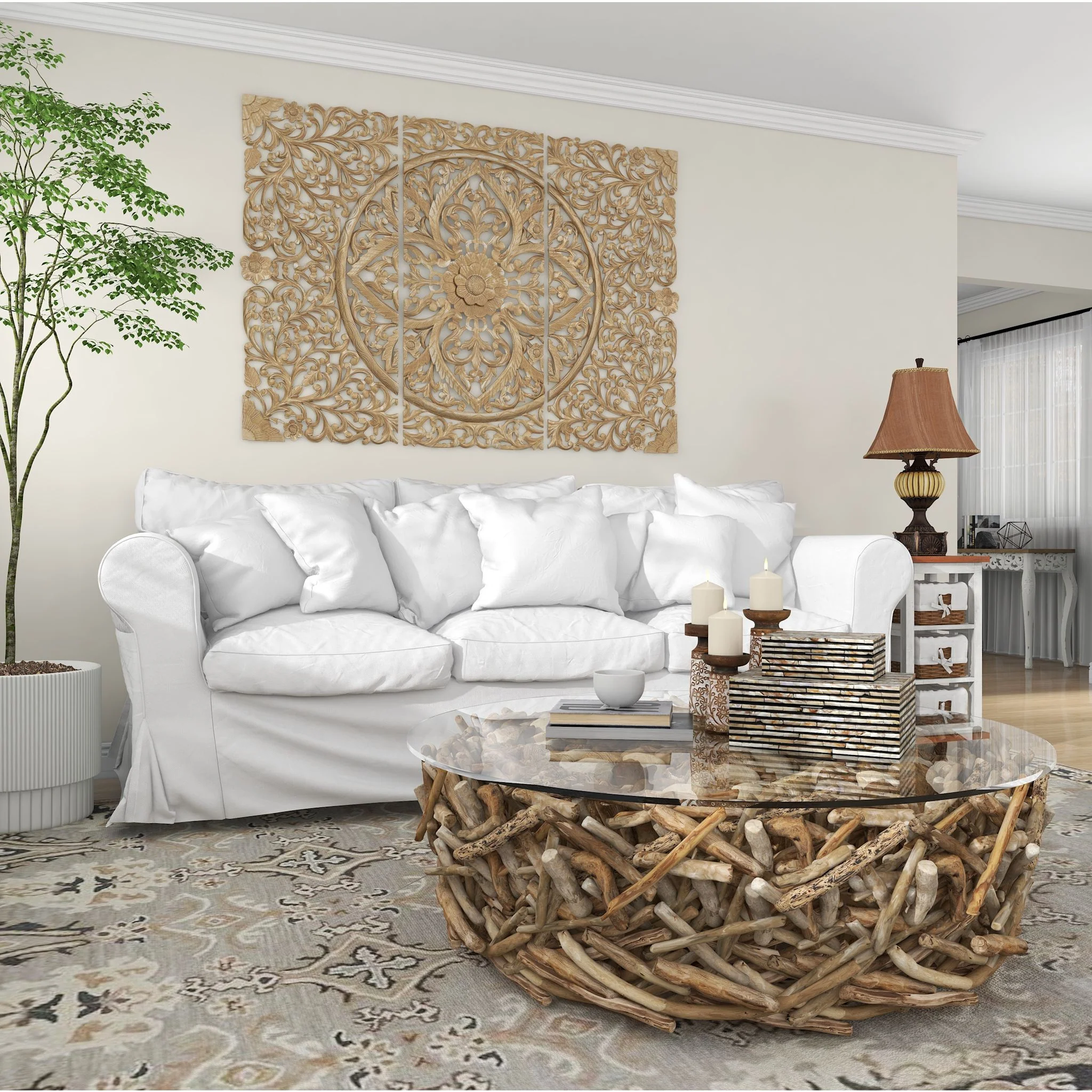 Victoria Coffee Table - Brown - Image 13