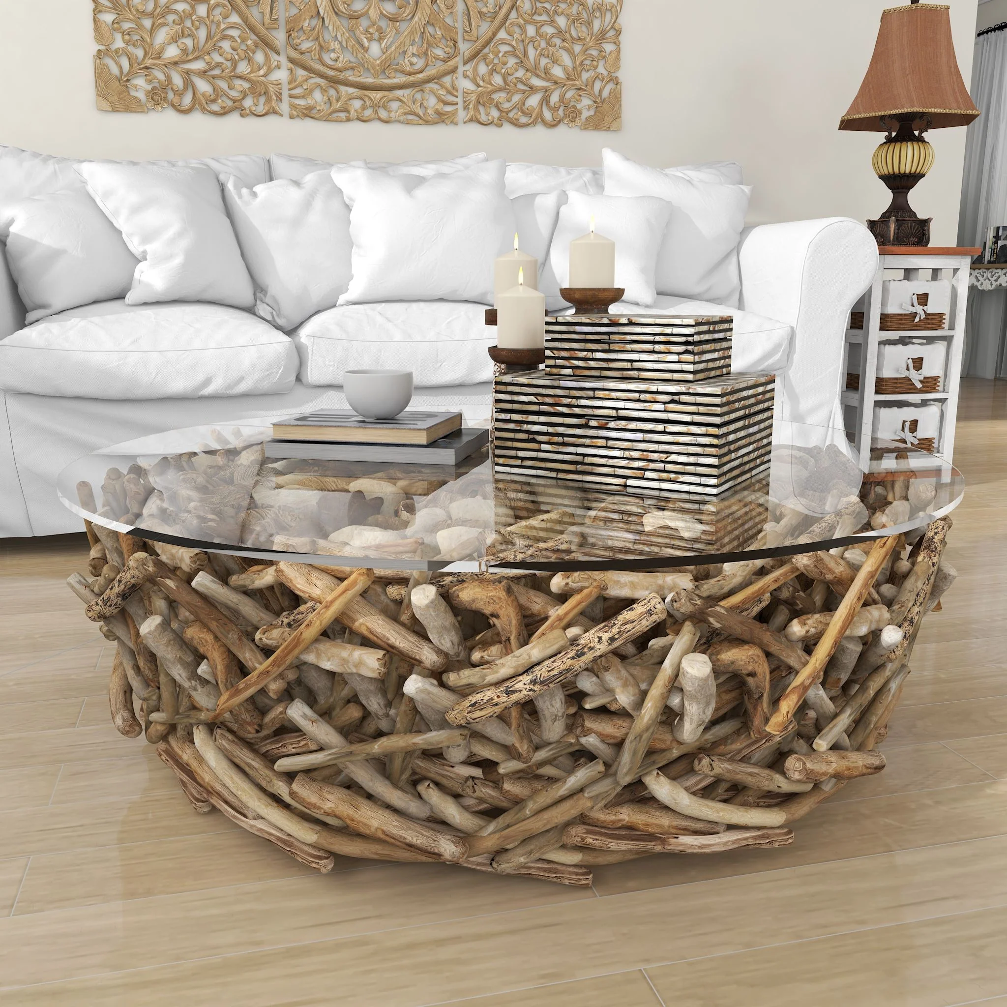 Victoria Coffee Table - Brown - Image 8