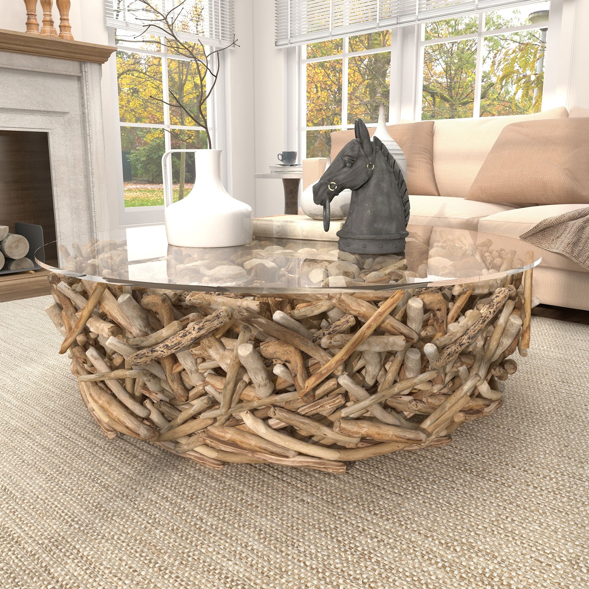 Victoria Coffee Table - Brown - Image 9