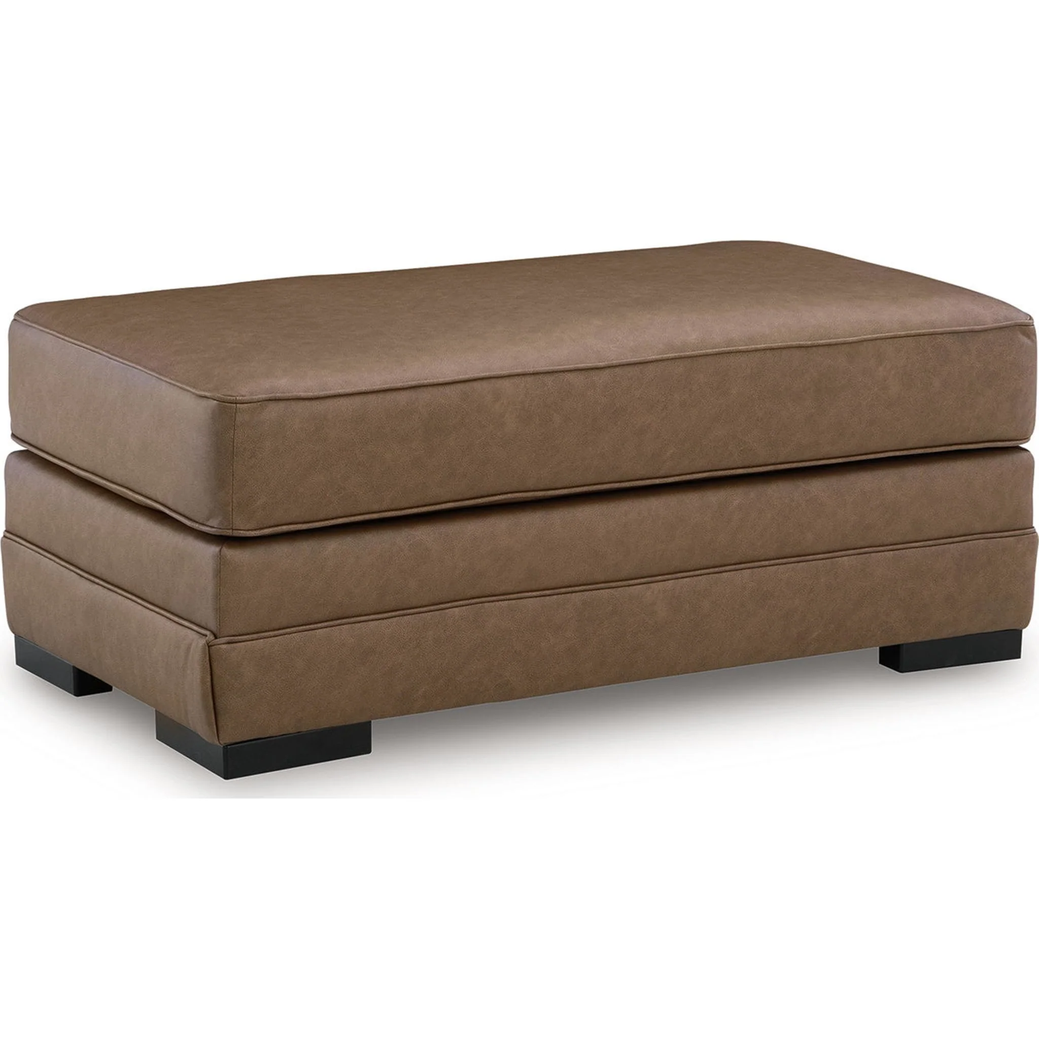 VillaCourt Ottoman - Caramel