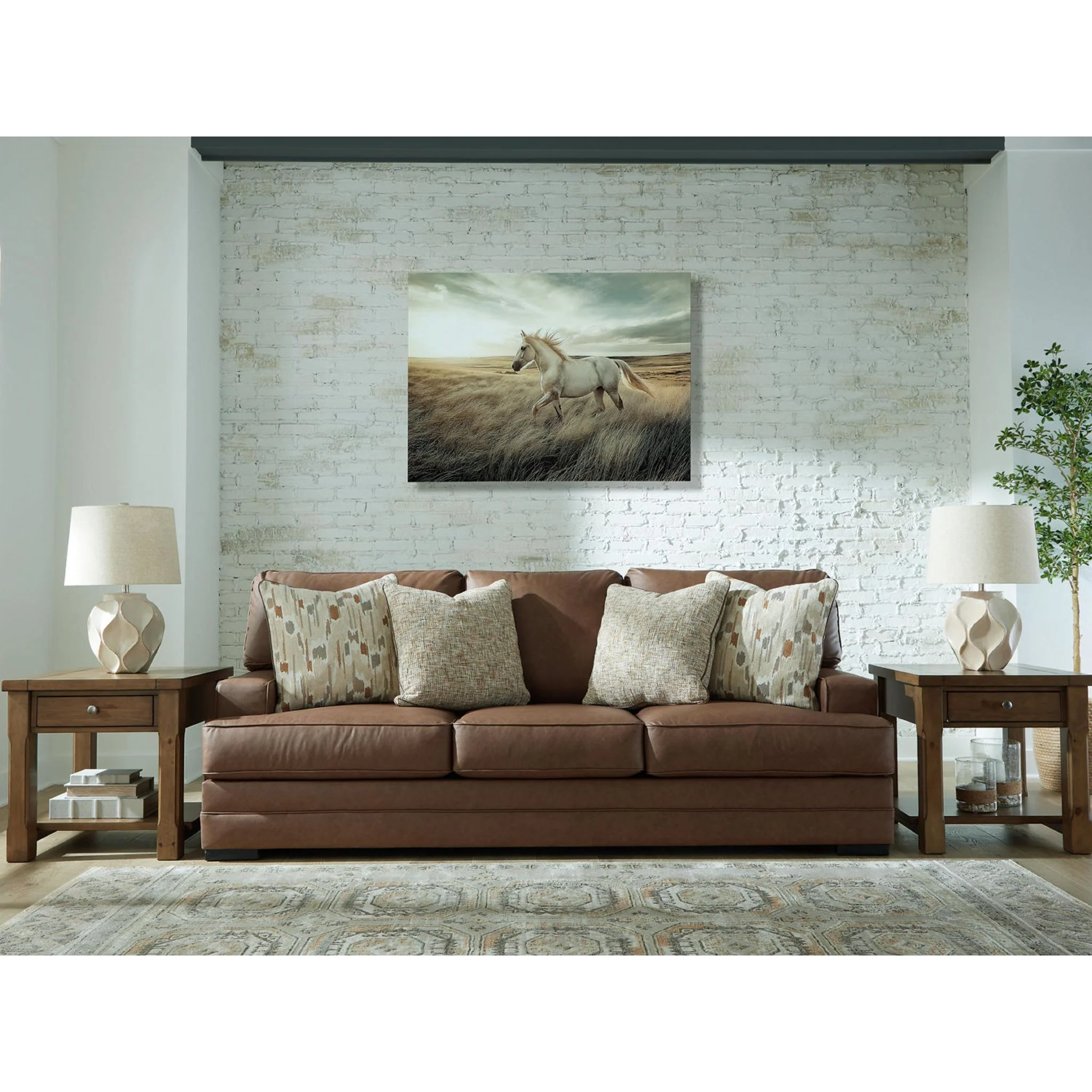 VillaCourt Sofa - Caramel - Image 2