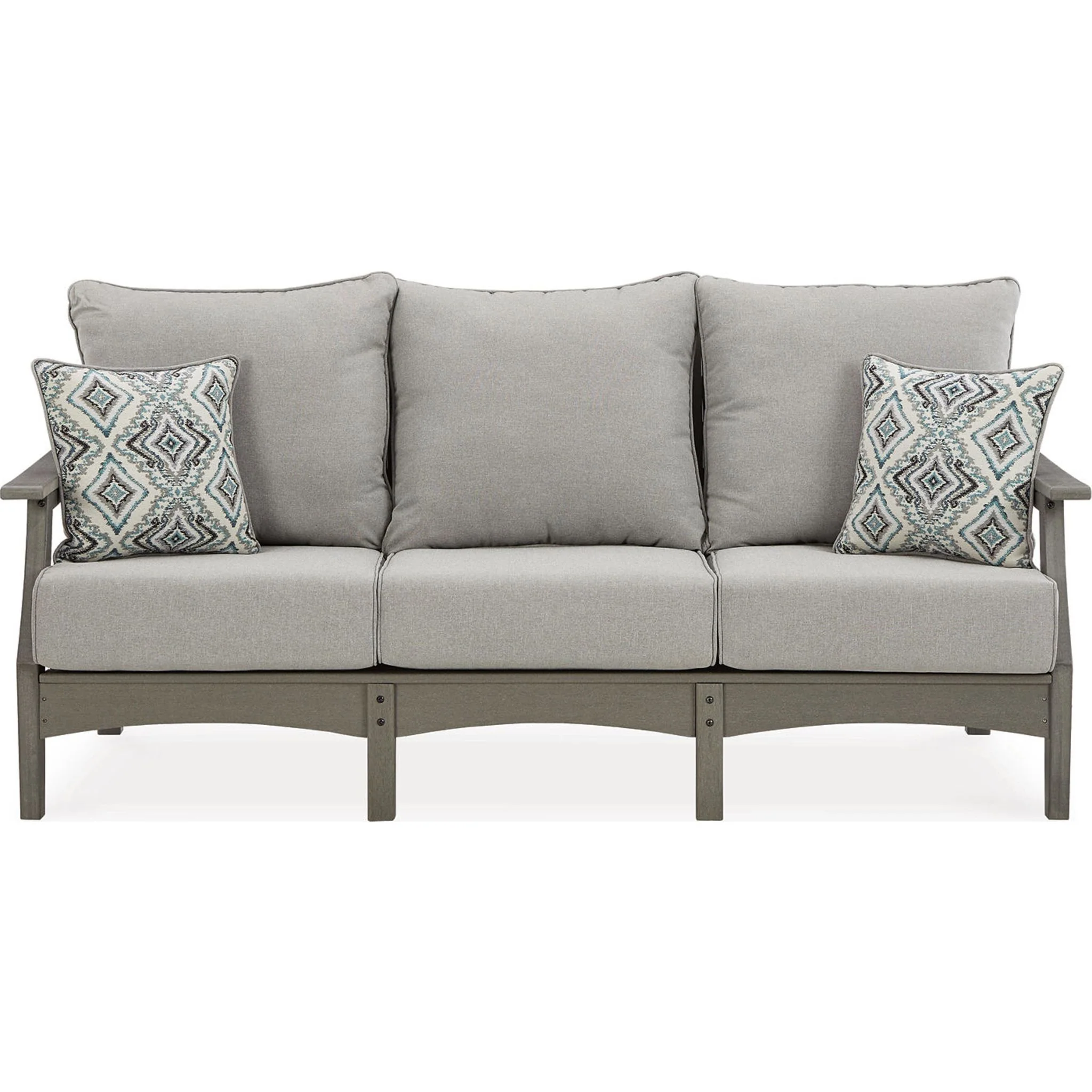 Visola 3 Piece Outdoor Seating - Gray - Image 16