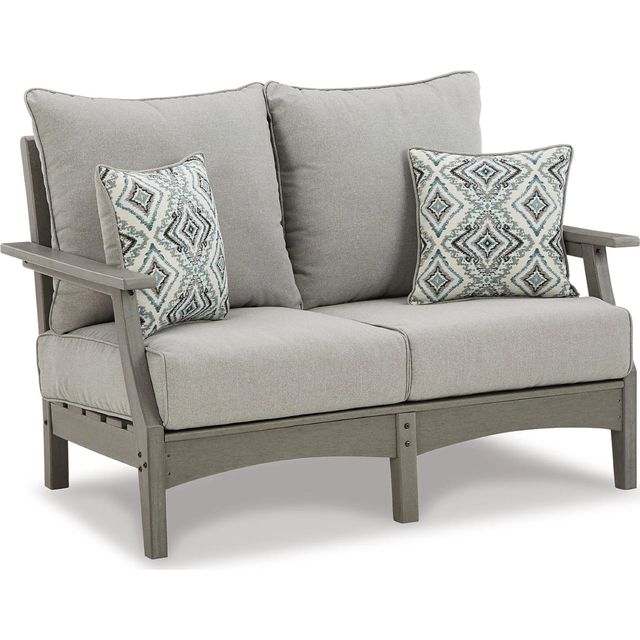 Visola 4 Piece Outdoor Seating - Gray - Image 16