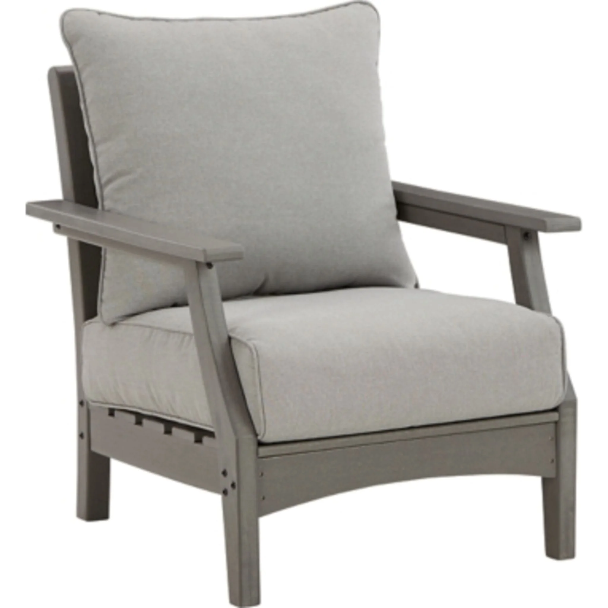 Visola Outdoor Lounge Chair with Cushion (set of 2) - Gray - Image 6
