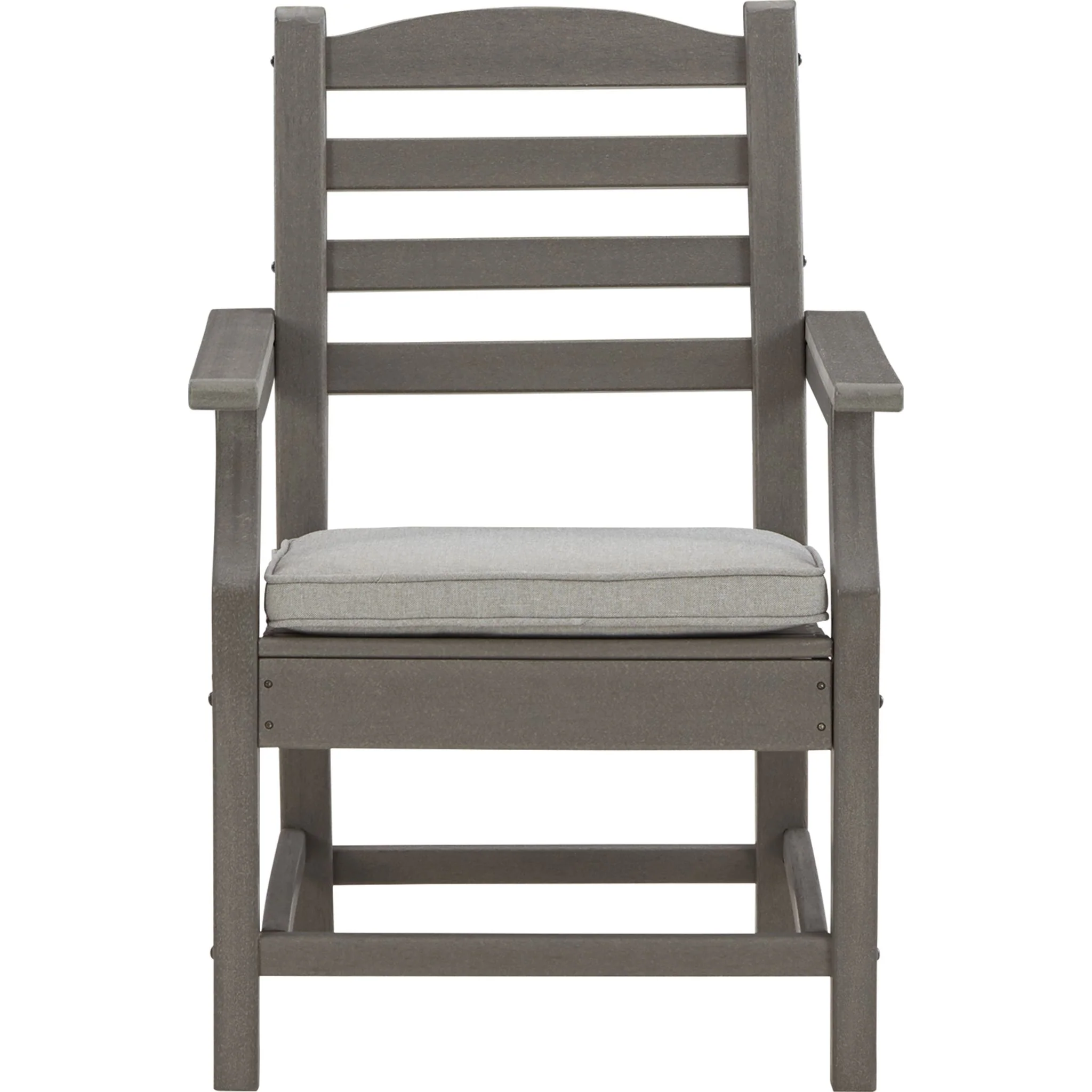 Visola Outdoor Arm Chair with Cushion (set of 2) - Gray - Image 3