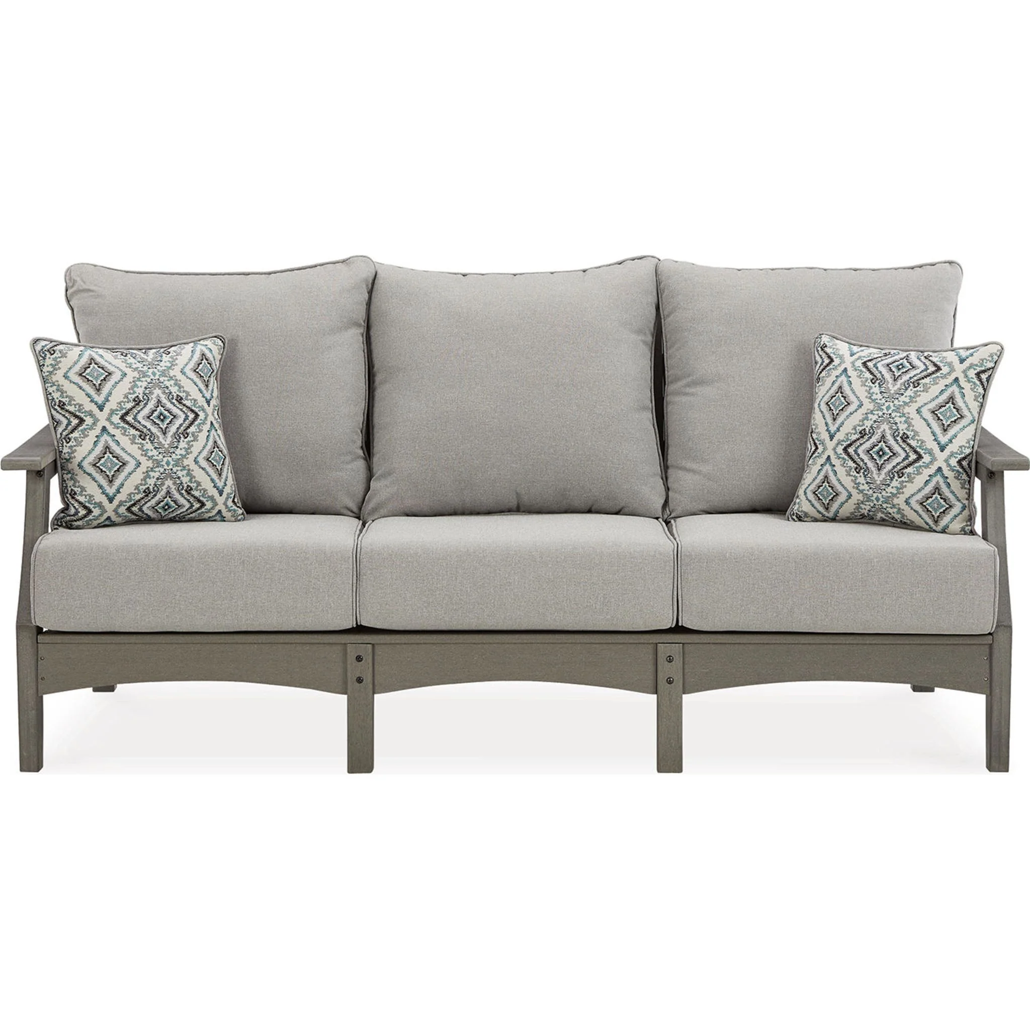 Visola Outdoor Sofa with Cushion - Gray