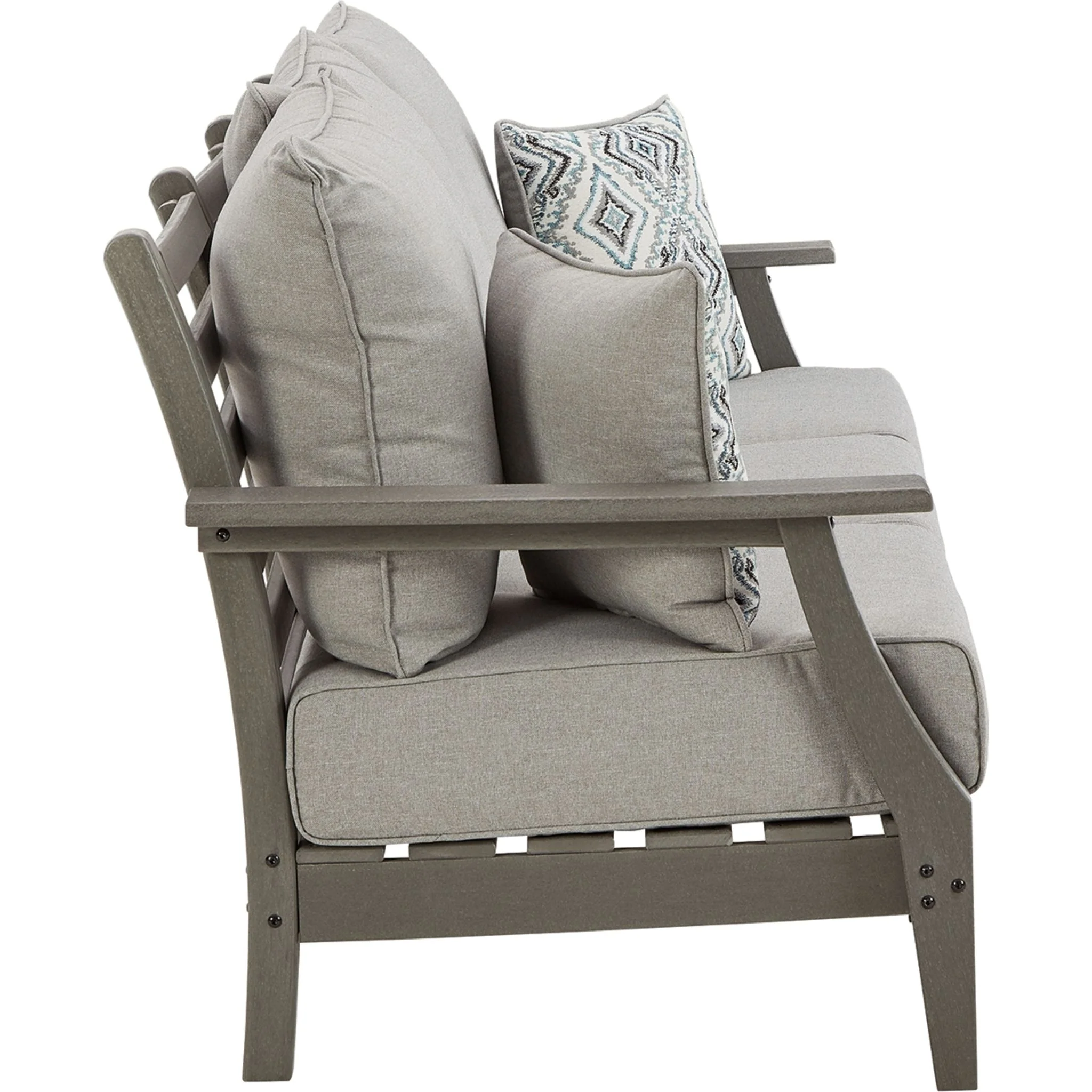 Visola Outdoor Sofa with Cushion - Gray - Image 3