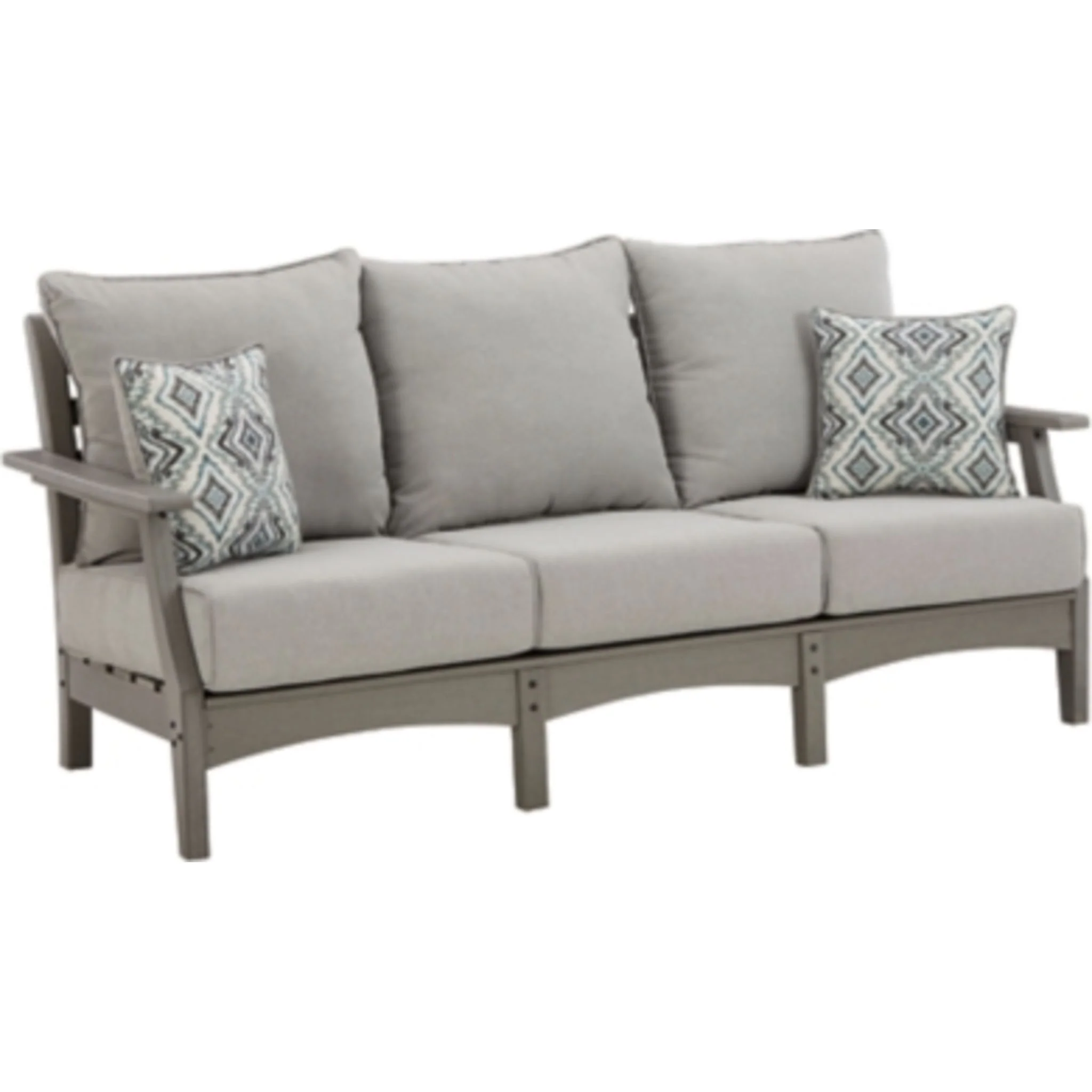 Visola Outdoor Sofa with Cushion - Gray - Image 7