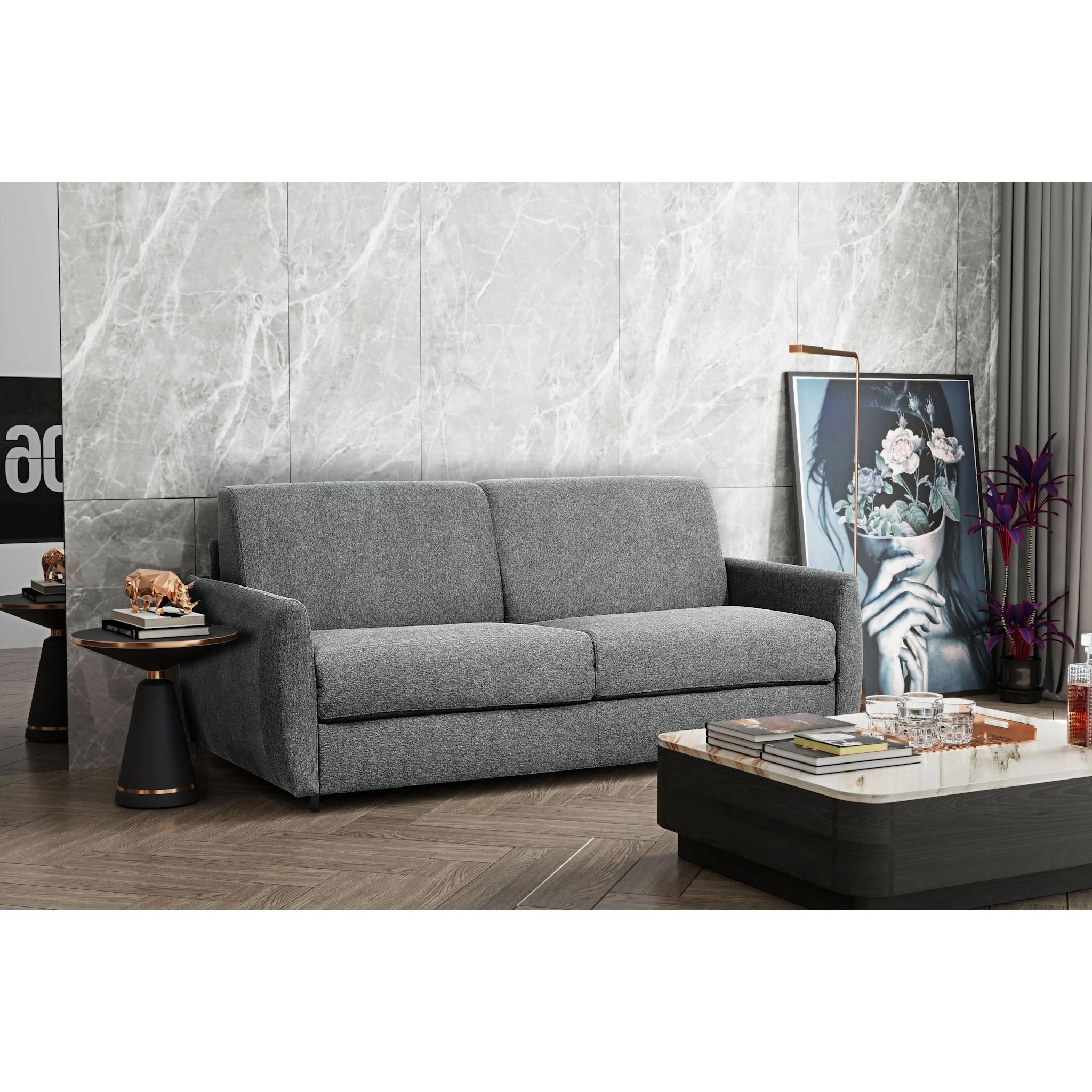 Vitale Full Sofa Bed - Nashville Anthracite - Image 2