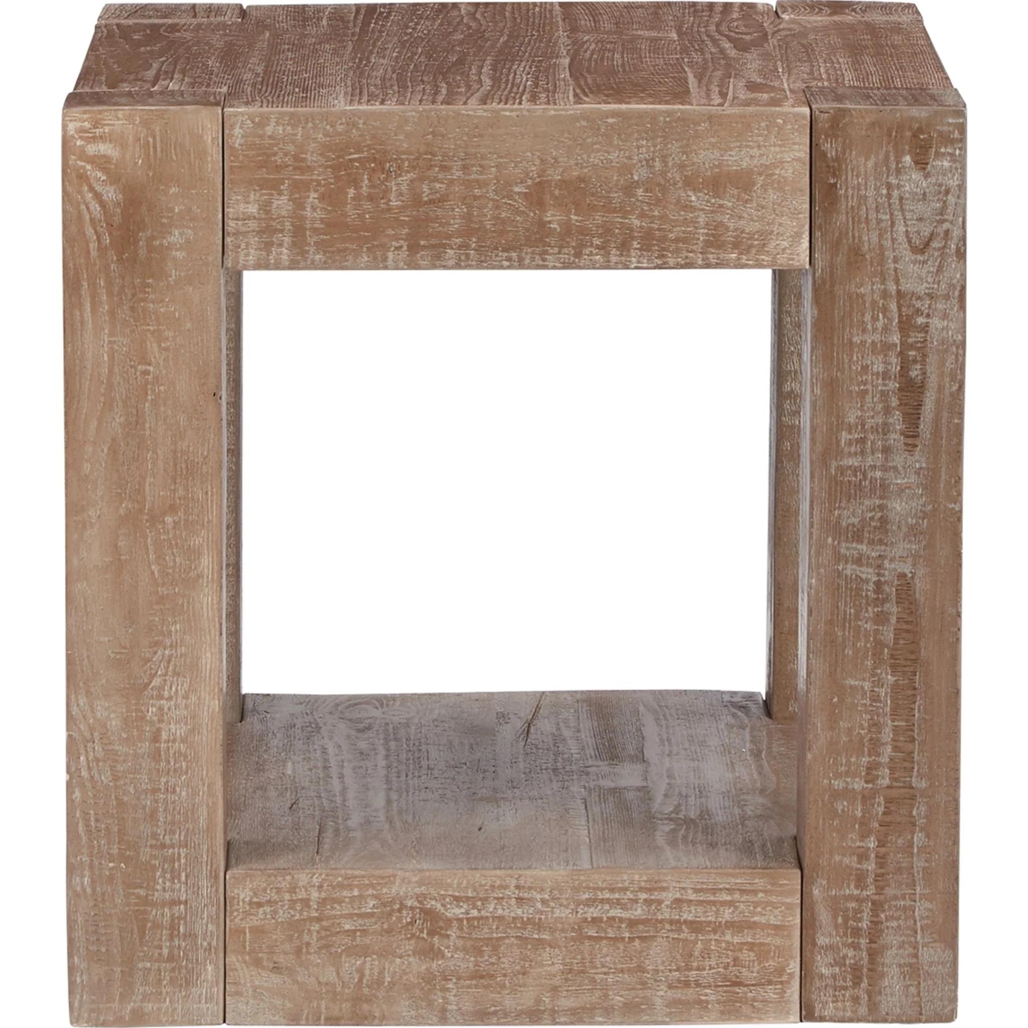 Waltleigh End Table - Distressed Brown - Image 4