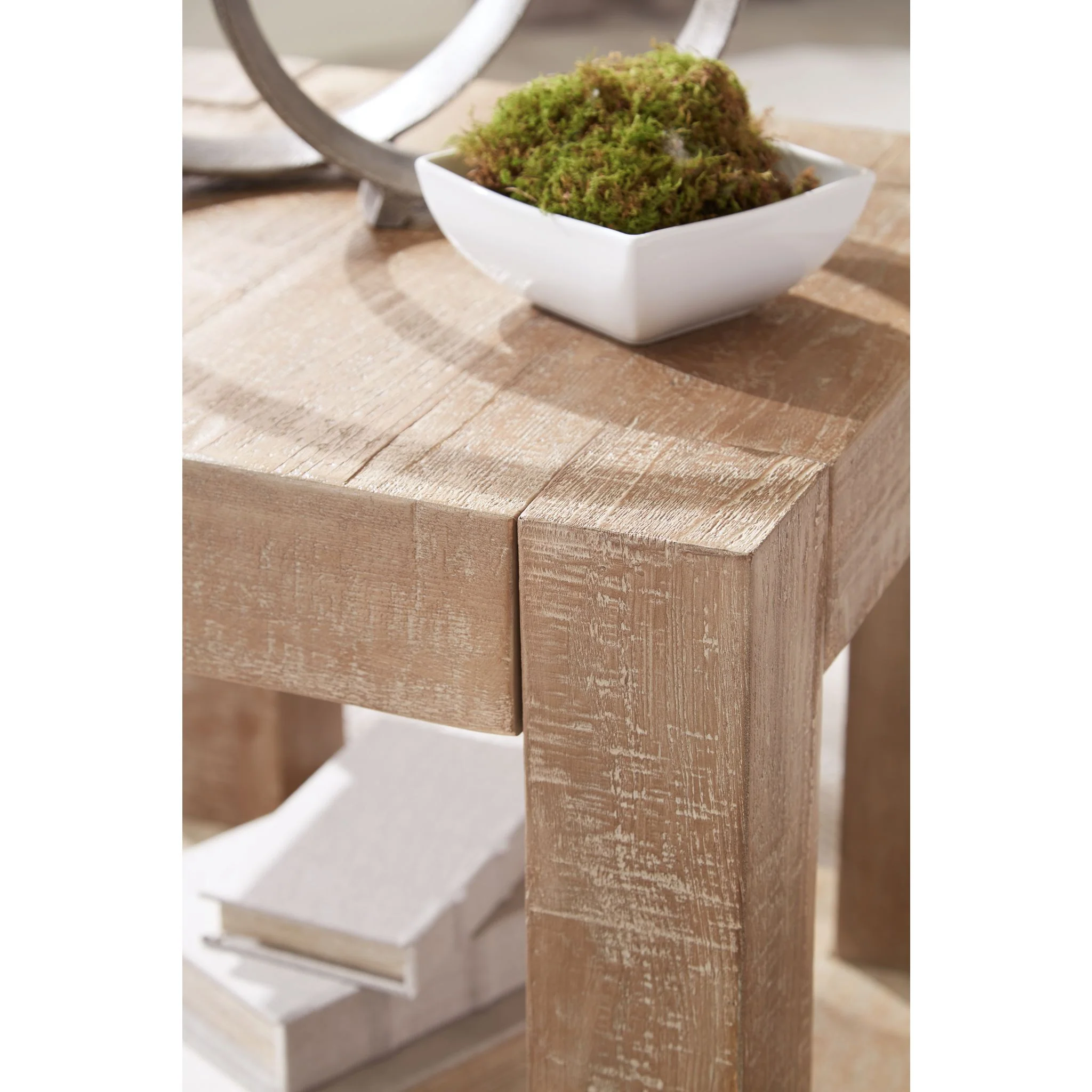 Waltleigh End Table - Distressed Brown - Image 6
