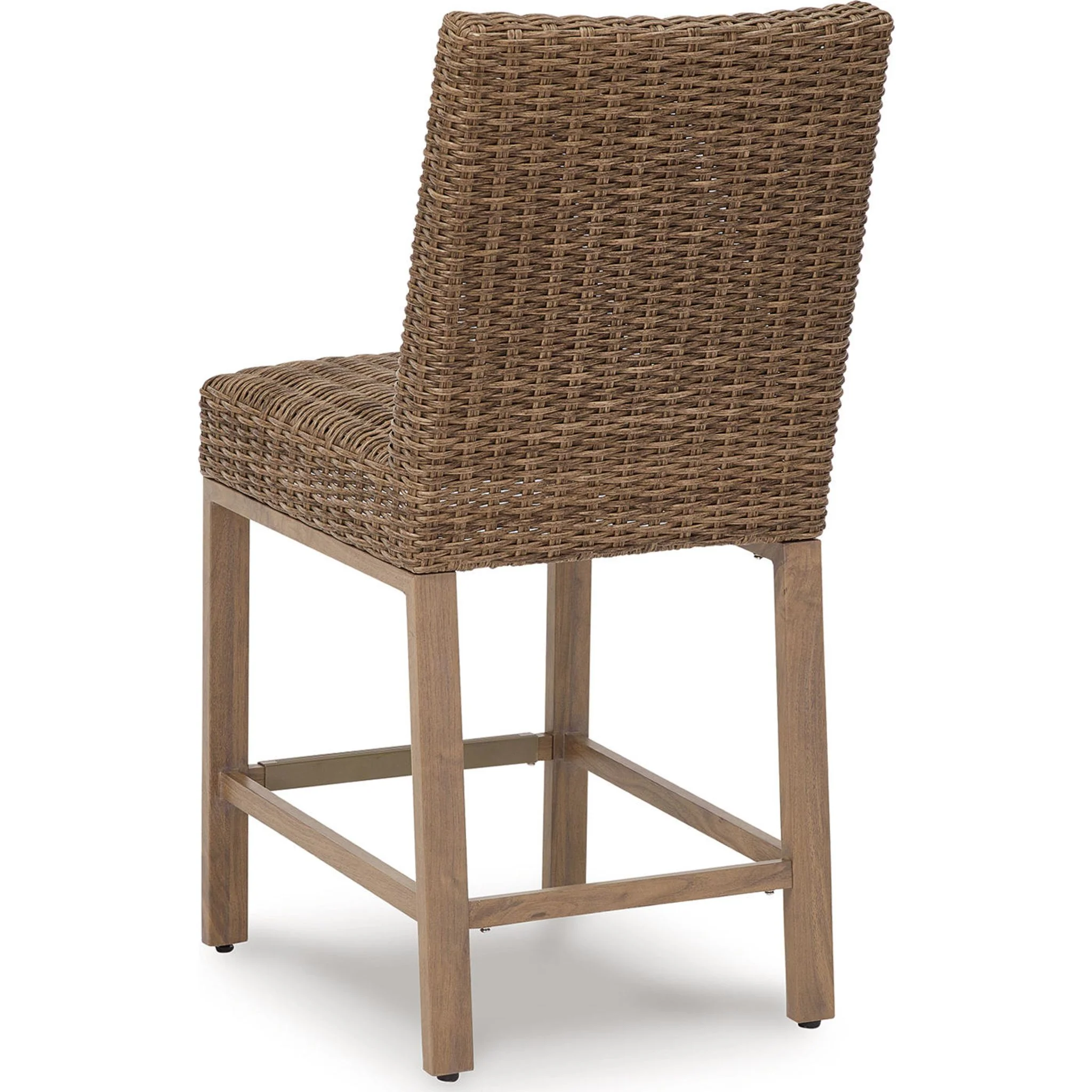 Walton Bridge Outdoor Barstool (set of 2) - Driftwood - Image 4