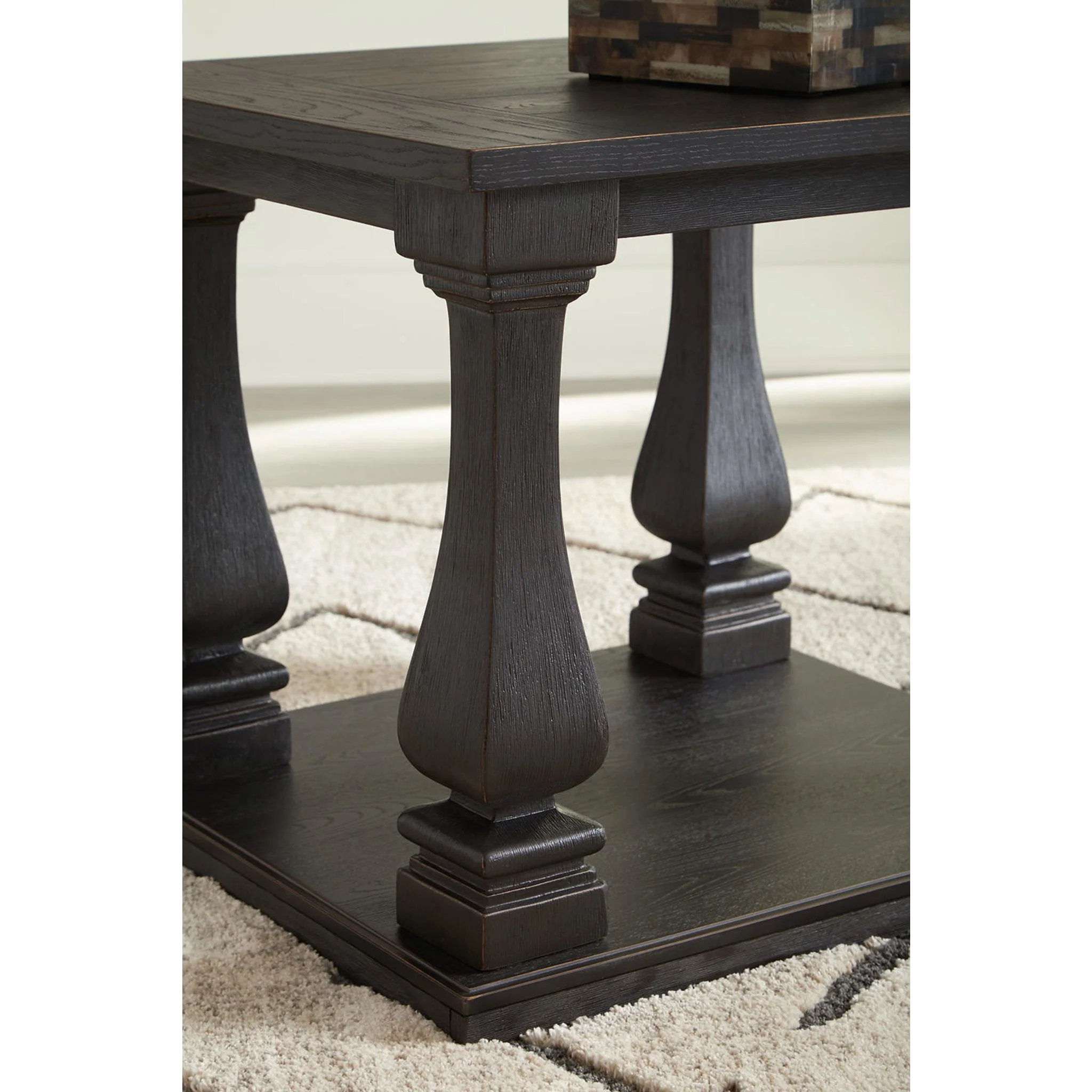 Wellturn End Table - Black - Image 2