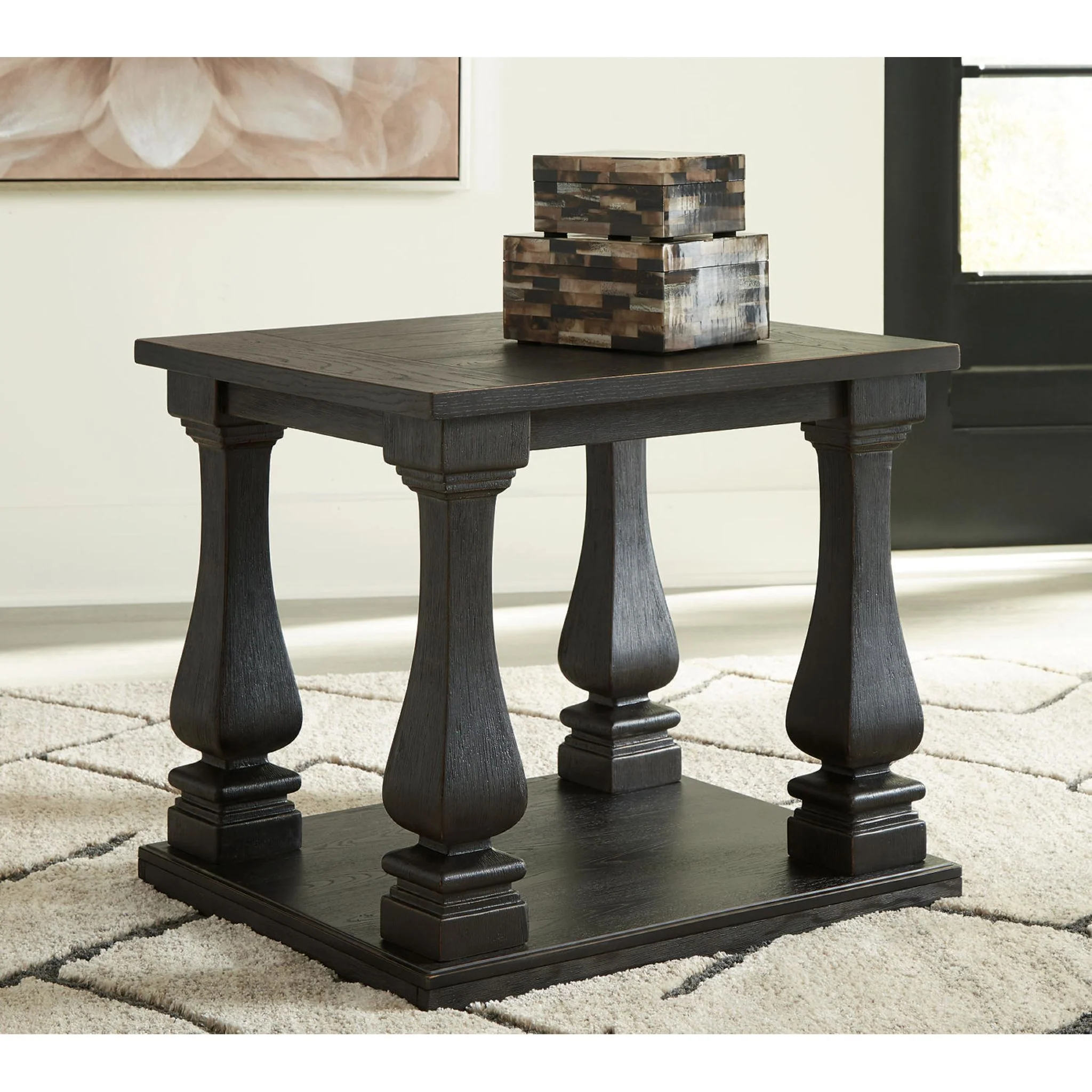 Wellturn End Table - Black - Image 6